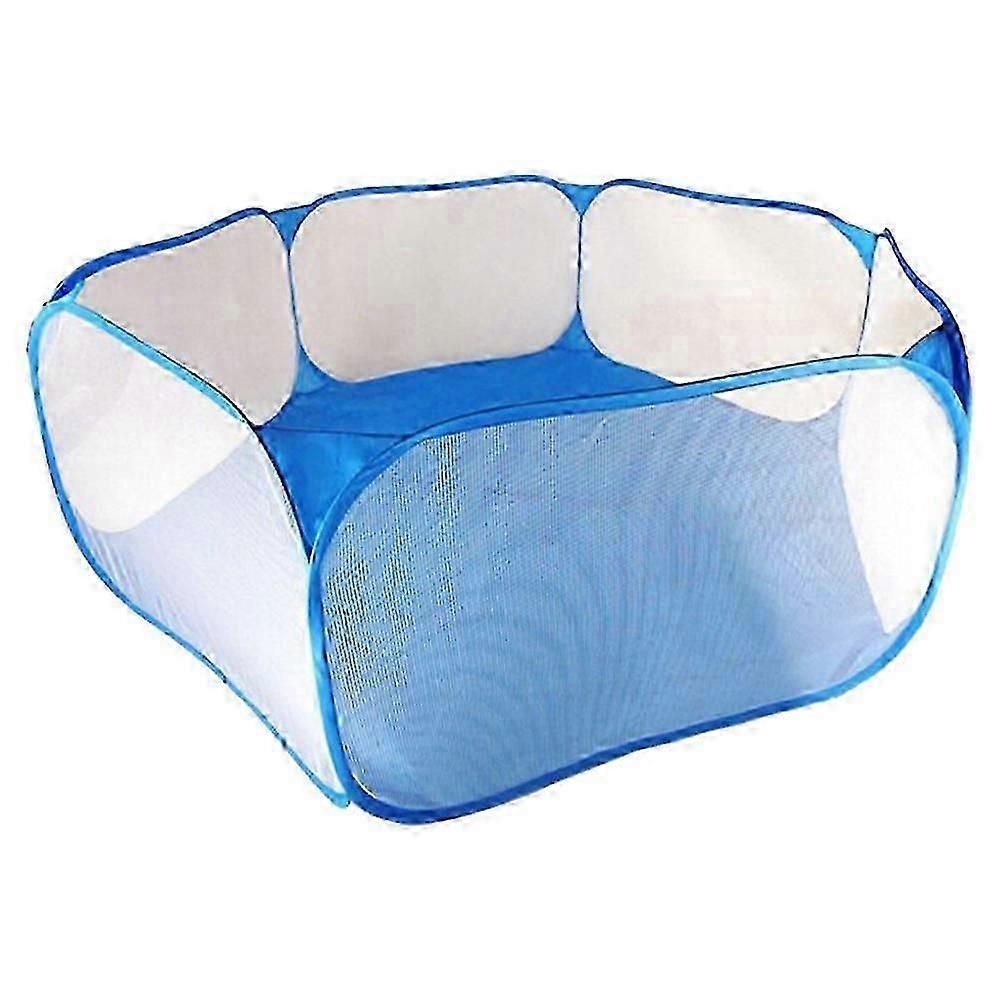 1pc Playpen Ball Pool Net Foldable Ball Pool Tent Ocean Balls Fence Ball Pit Playpen (Blue)