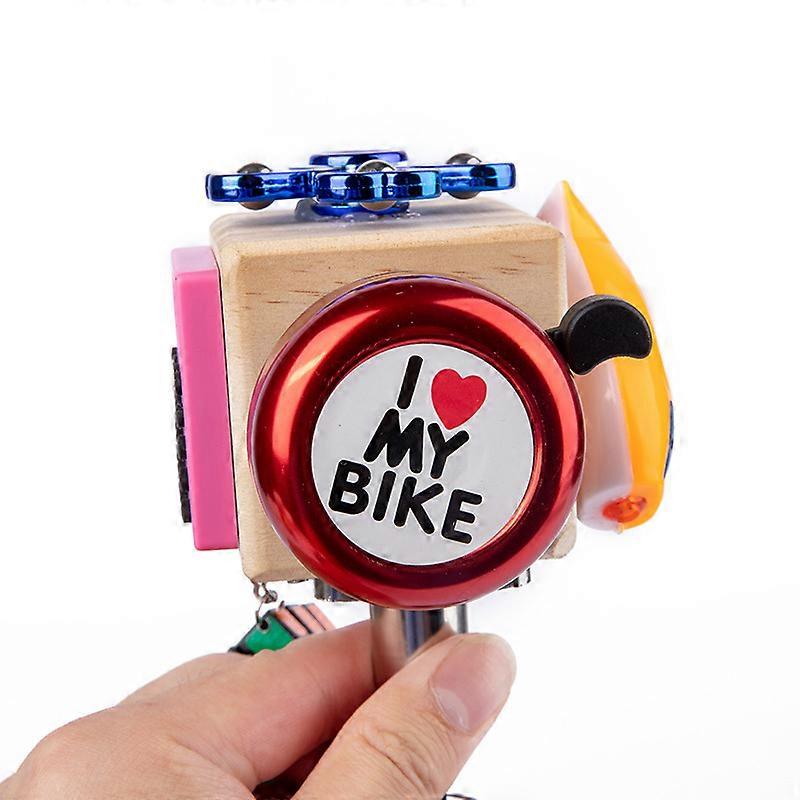 Activity cube for travel, toddlers