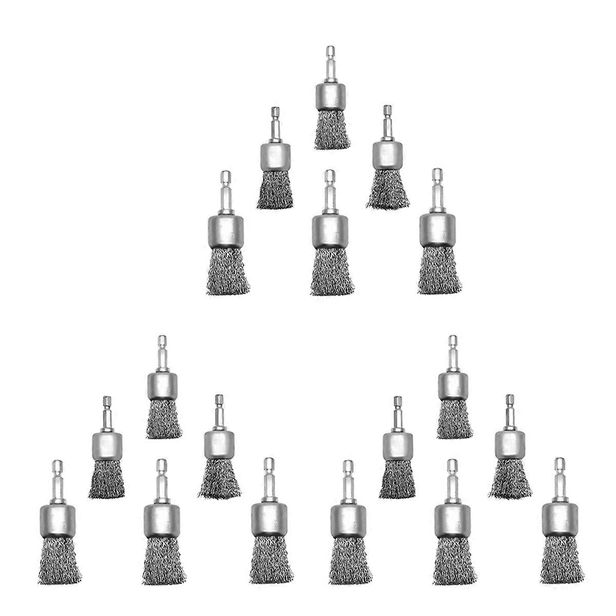 6 Pack Wire Brush Wheel for Paint- and Small Spaces