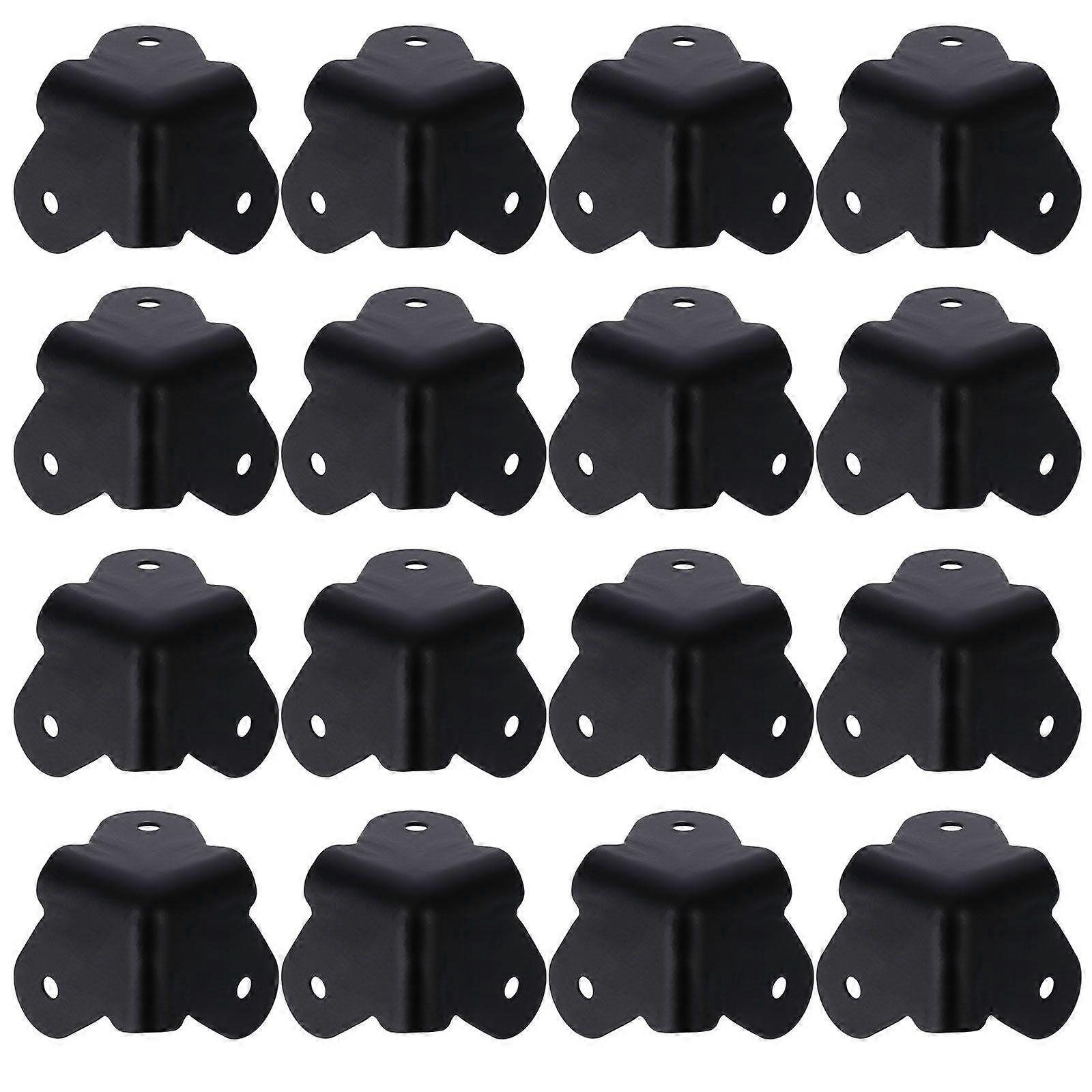 16pcs Speaker Cabinet Corner Protectors Rounded Metal Corner Protector
