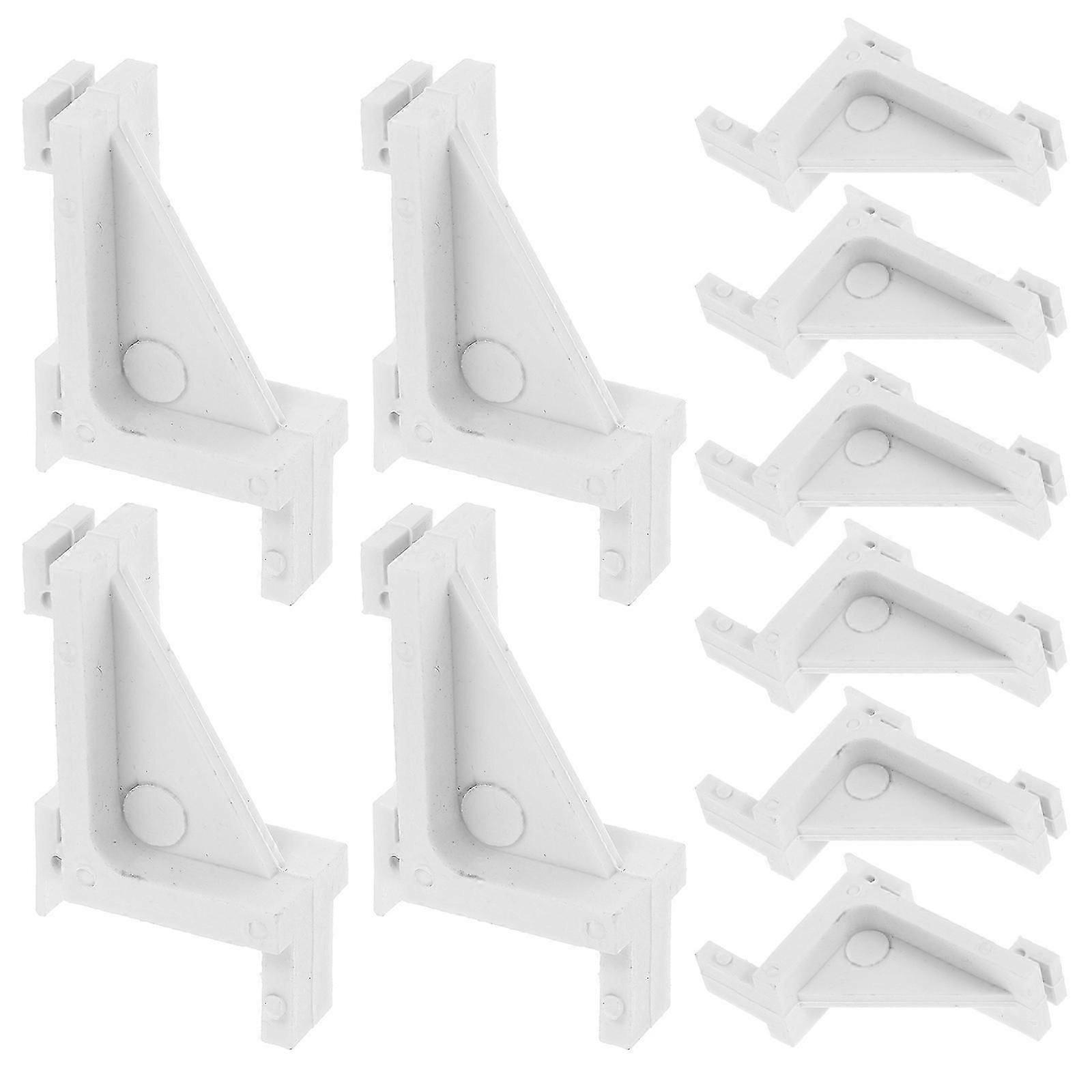 10pcs Freezer Clamp Cooler Shelf Clip Freezer Shelf Fixing Bracket Cooler Shelf Clip