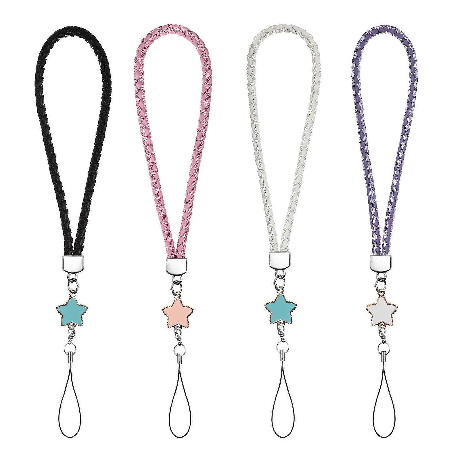 Key Wrist Lanyard Hand Wrist Strap Lanyard Pu Leather Wristlet String for Cell Phone Camera Key Id Name Tag Badge Special Occasions Girls