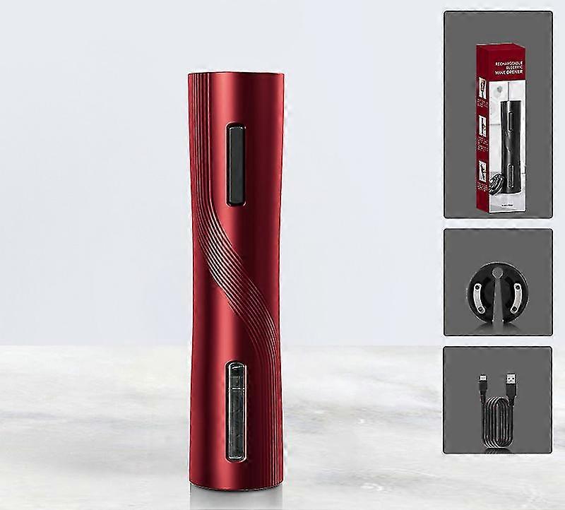 Electric Bottle Opener, Electric Corkscrew, Automatic Bottle Cap Remover, Wine Opener Gift Set With Automatic Corkscrew-Type Design