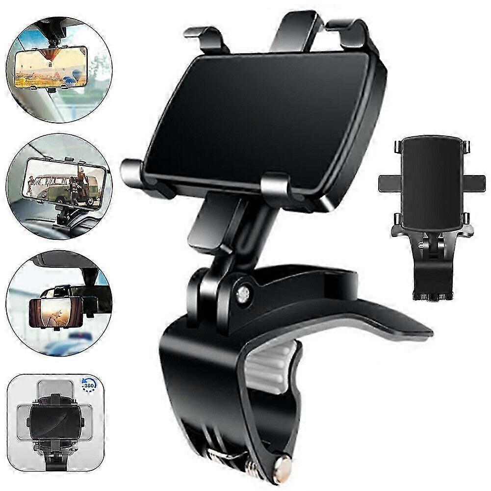 Car Phone Holder, Adjustable Car Phone Mount Cradle 360 Rotation 3X
