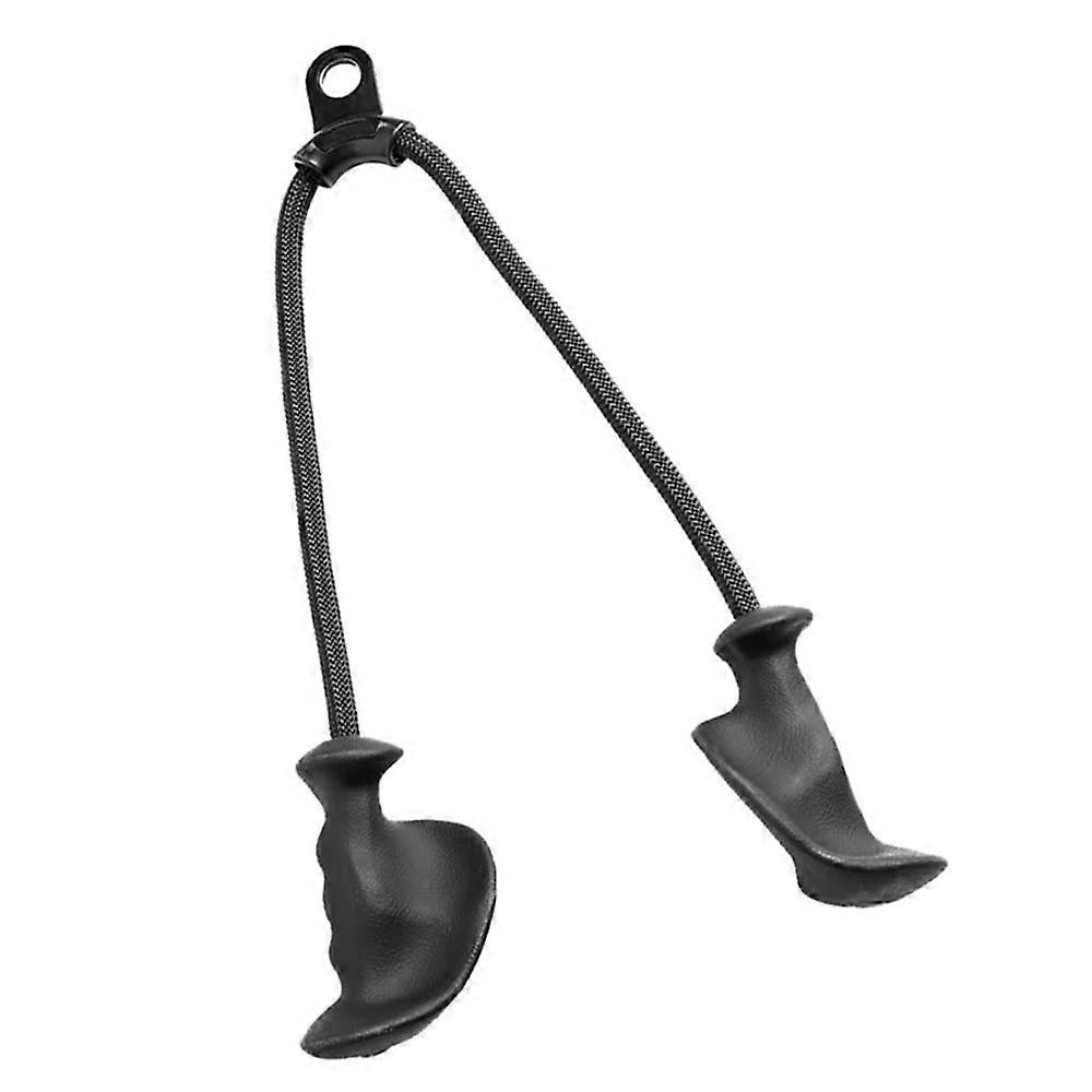 Triceps rope cable pull rope, triceps rope with nonslip handles, cable pull handle, strength training, cable attachment for multi gym