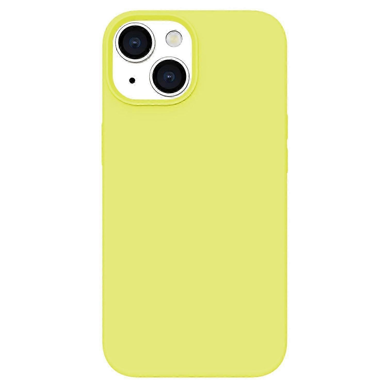 Solid Color Liquid Silicone+PC Phone Cover for Certain Brand iPhone 13 Case