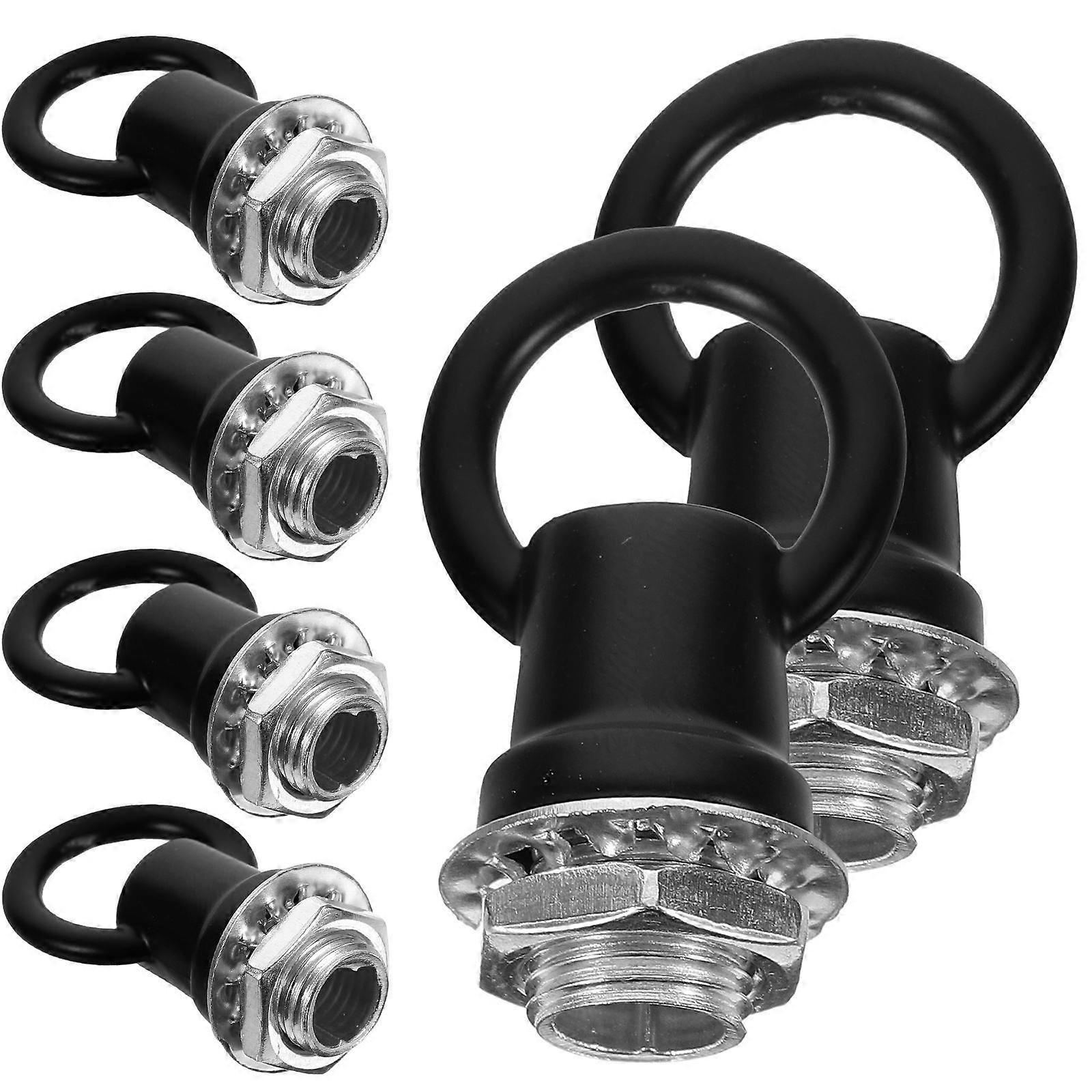 أجزاء المصباح لإصلاح رفع العين الجوز هوك حلقات الخيوط العين المكسرات قاعة 6 قطع