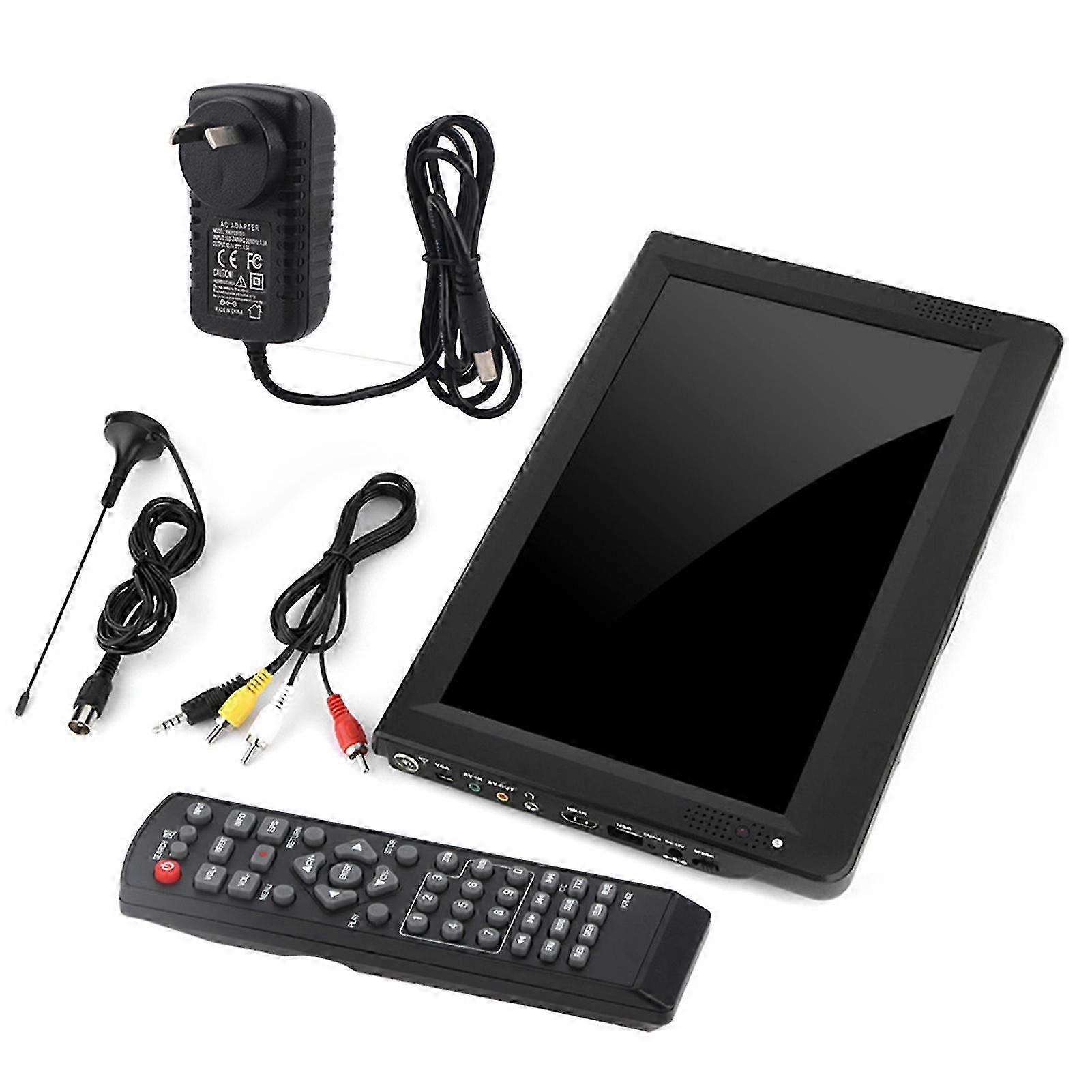 Portatile 12 1080P DVB TFT LED HD Digitale Analogico TV a colori Televisione AU Plug