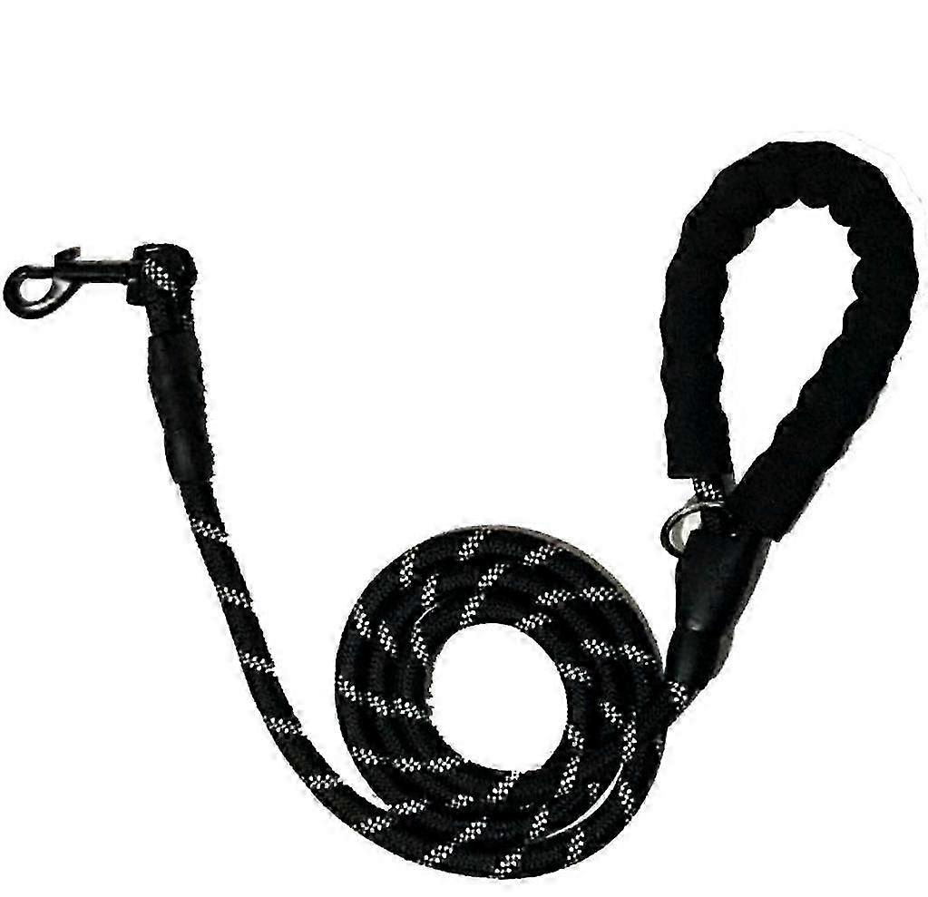 5FT Dog Lead Rope Leash Large Nylon Padded Soft Walking Reflective Braid