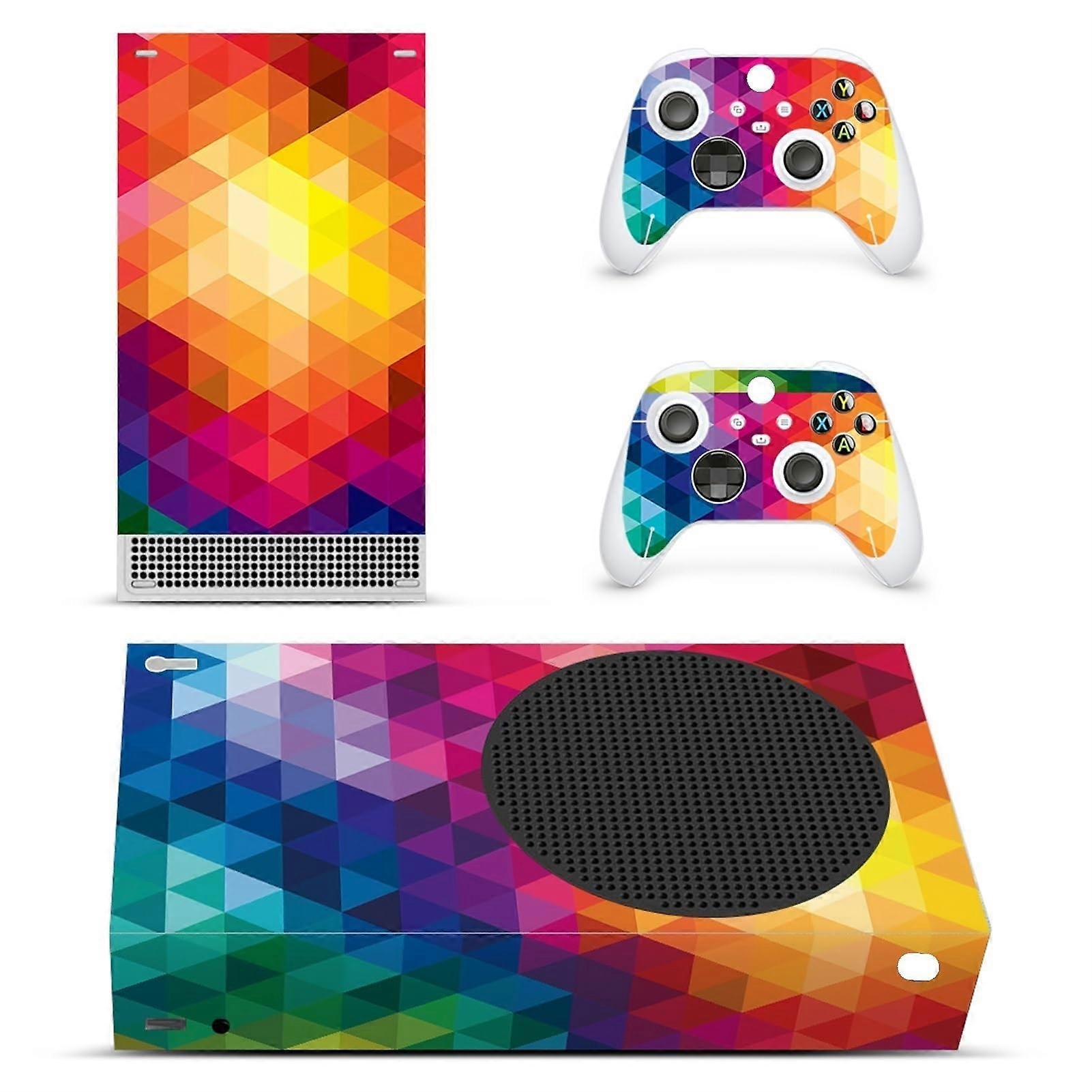 Protective Vinyl Skin Stickers Cover for Xbox Series S Console Cases Wrap Stickers with Two Wireless Controller Stickers (58246) Decal