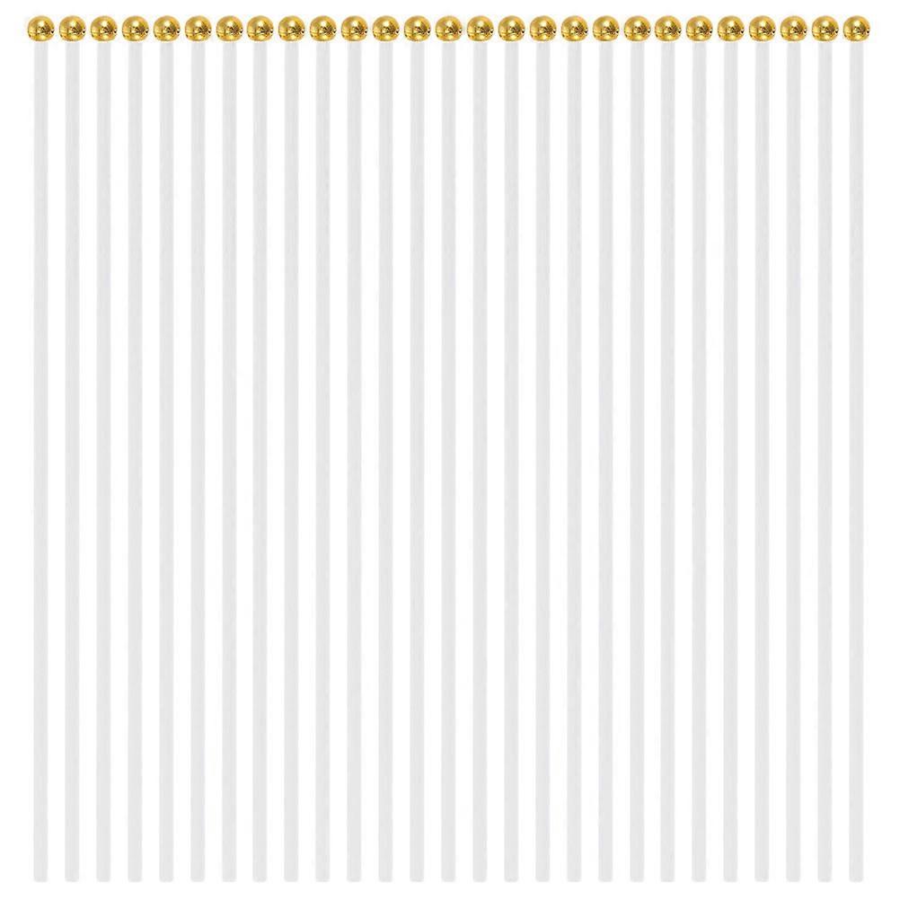 Plastic Flagpole For Handheld Flag Multi Use Flag Sticks Conferences Competitions Activities 120Pack