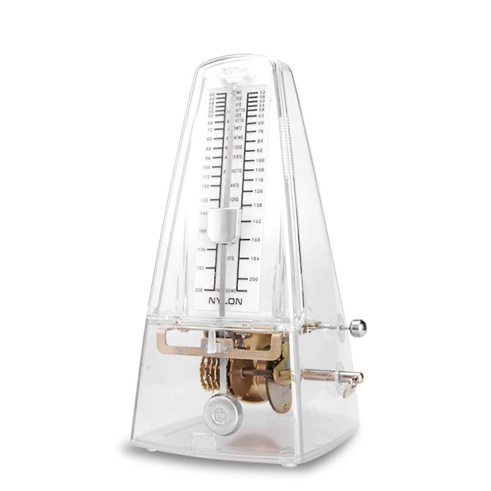 Universal Metronome Transparent Mechanical Metronome Musical Instrument (Clear) Standard Size Clear