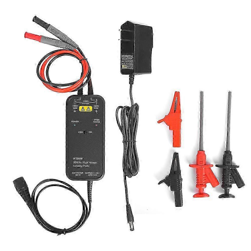 HT8050 Oscilloscope High Voltage Differential Probe 1/50 1/500