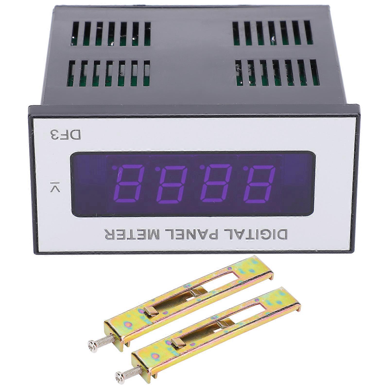 BERM Digit Panel Meter 3 1/2 Bit Digital Voltage Current Measuring Instrument DF3 DC20V