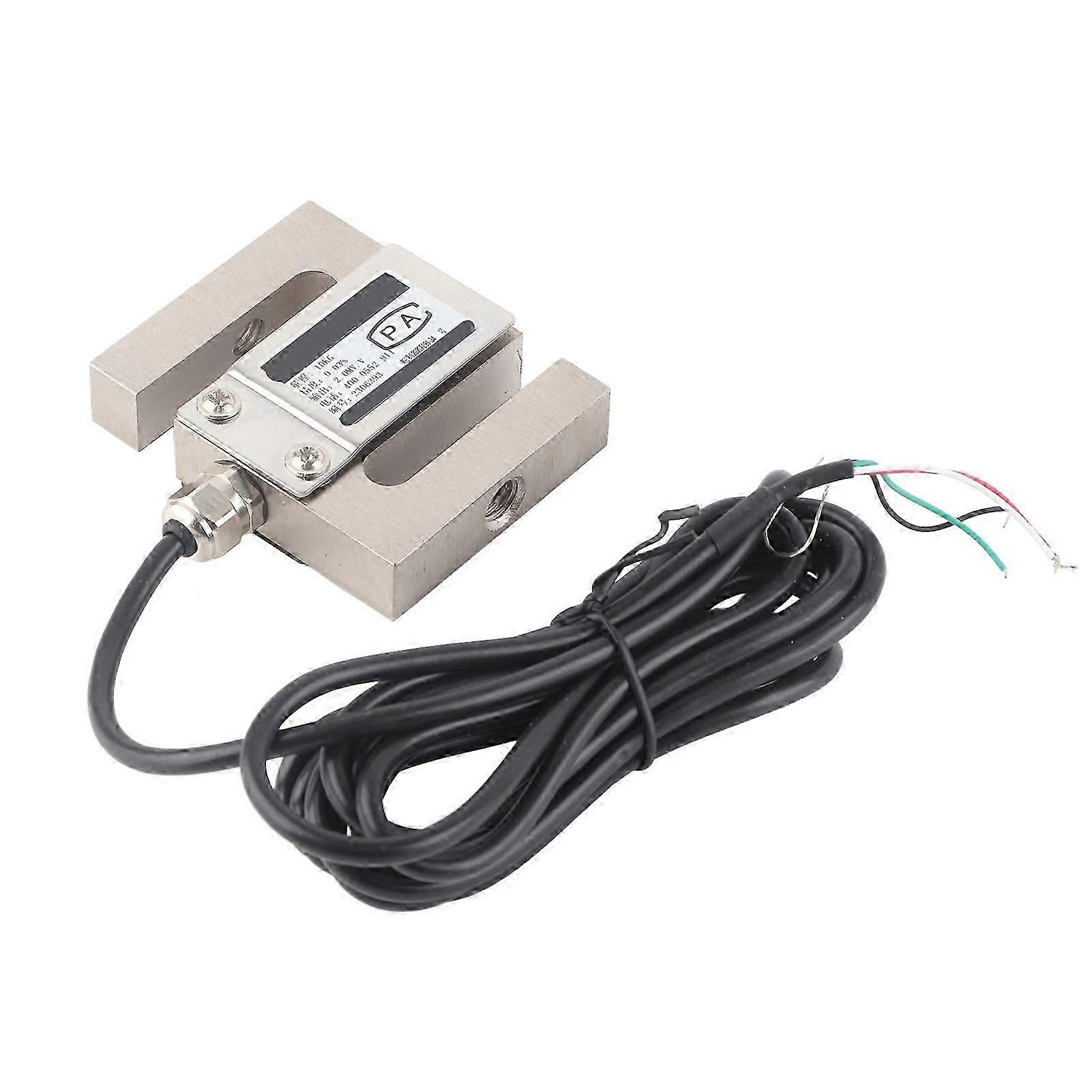 S Type Load Cell Weight Sensor M8x1.25 Stainless Steel Pull Pressure And Tension Force Sensor 10kg