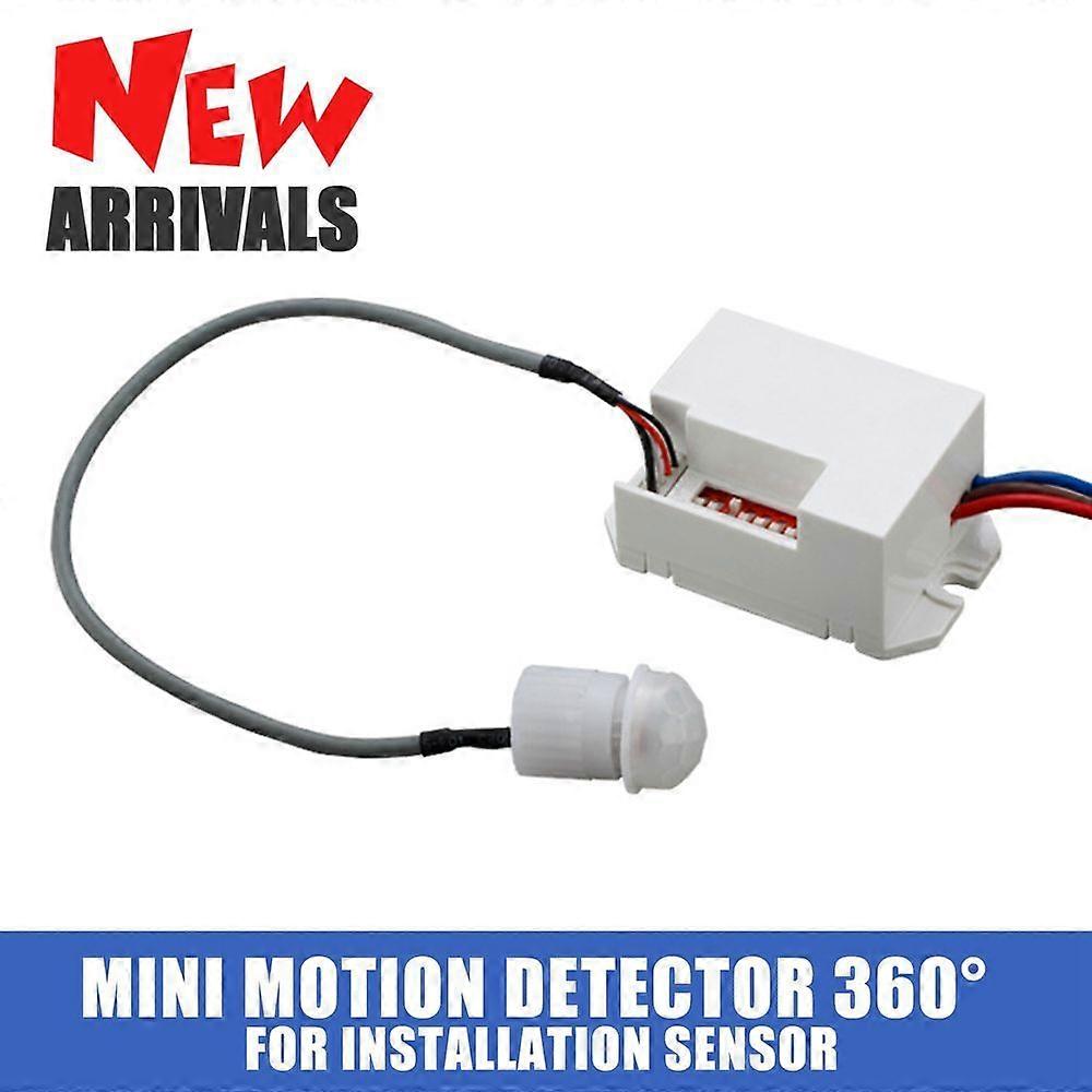 Mini PIR Motion Detector for Installation 230V AC max. 800W Movement Sensor !