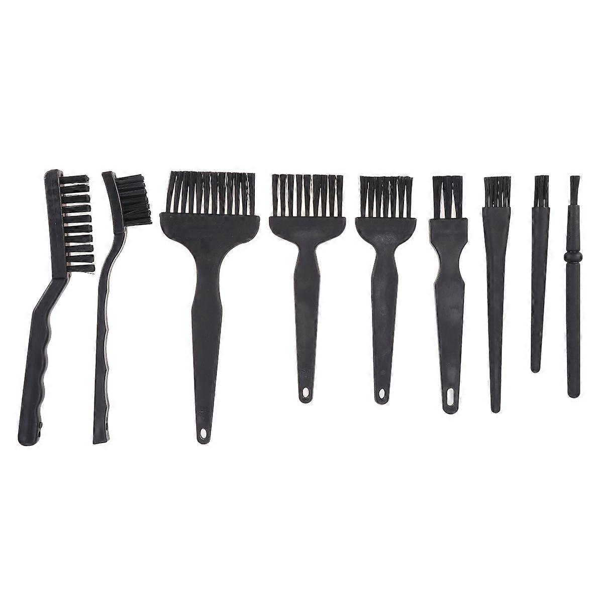 Black Keyboard Cleaning Brushes Set Anti Static For Circuit Board