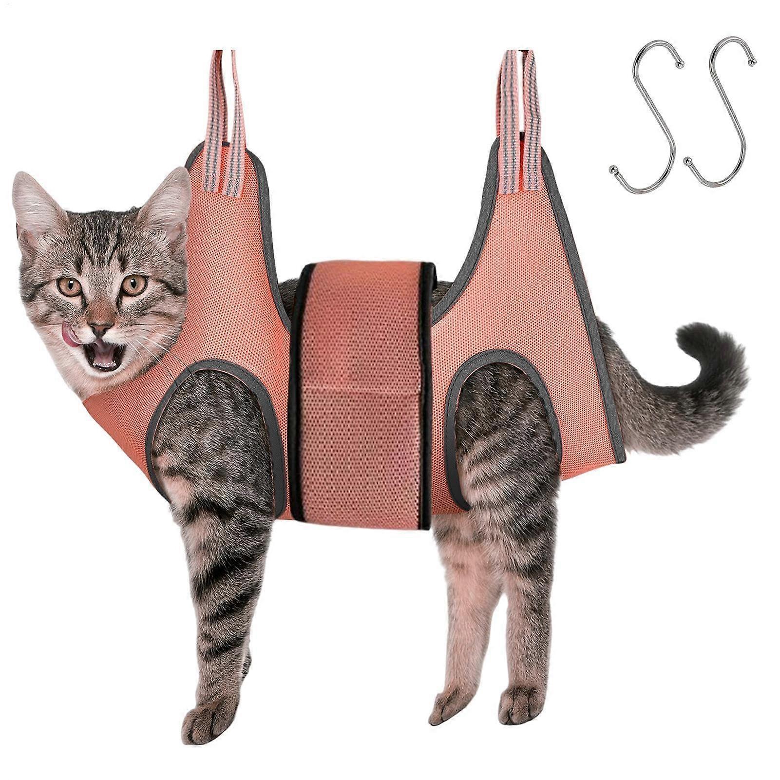 Cat Grooming Hammock, Claw Scissors Hammock for Cat, Pet Sling for Dogs and Cats