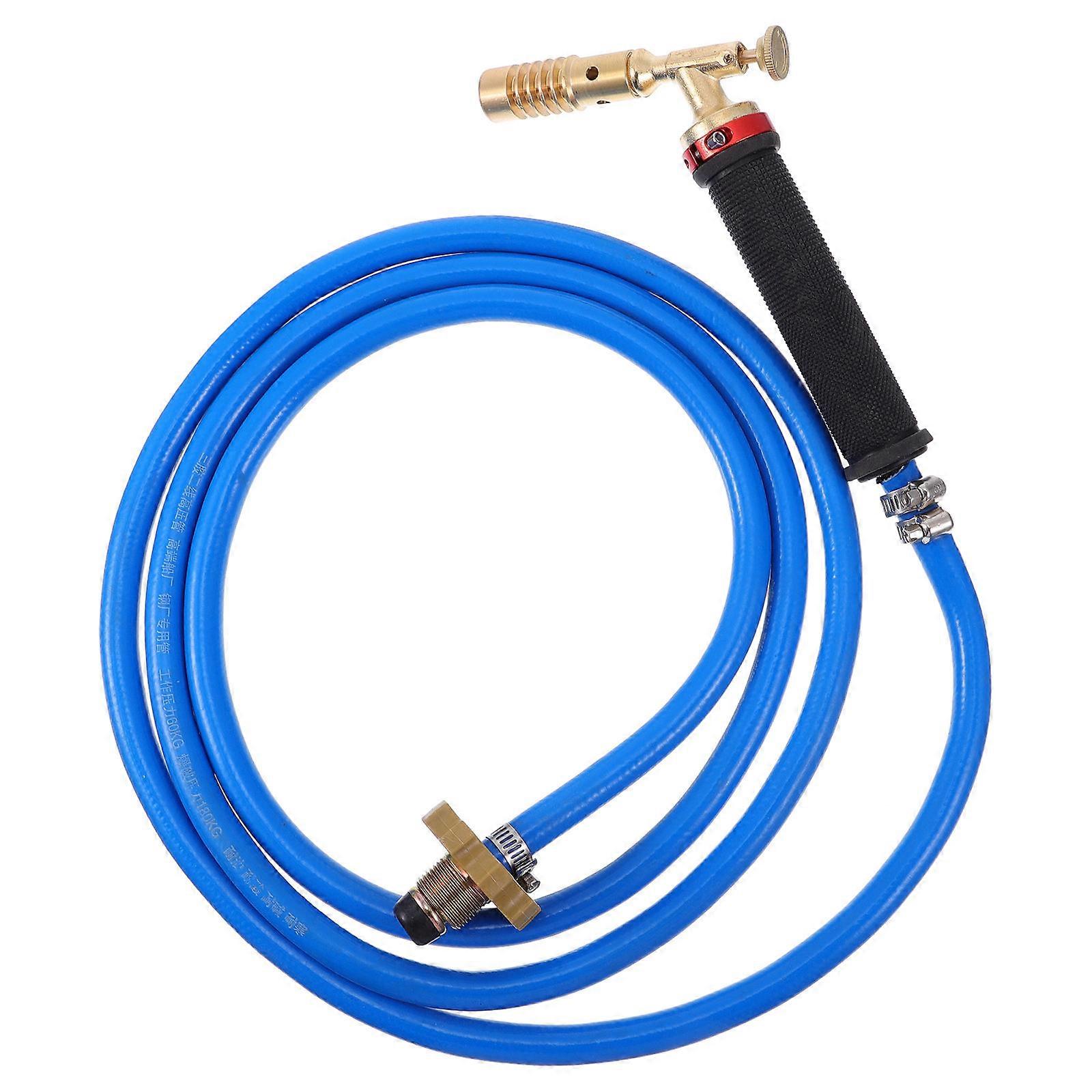 High Temperature Welding Torch for Home Appliance Repair, Copper Material, Lightweight and Easy to Use, Blue