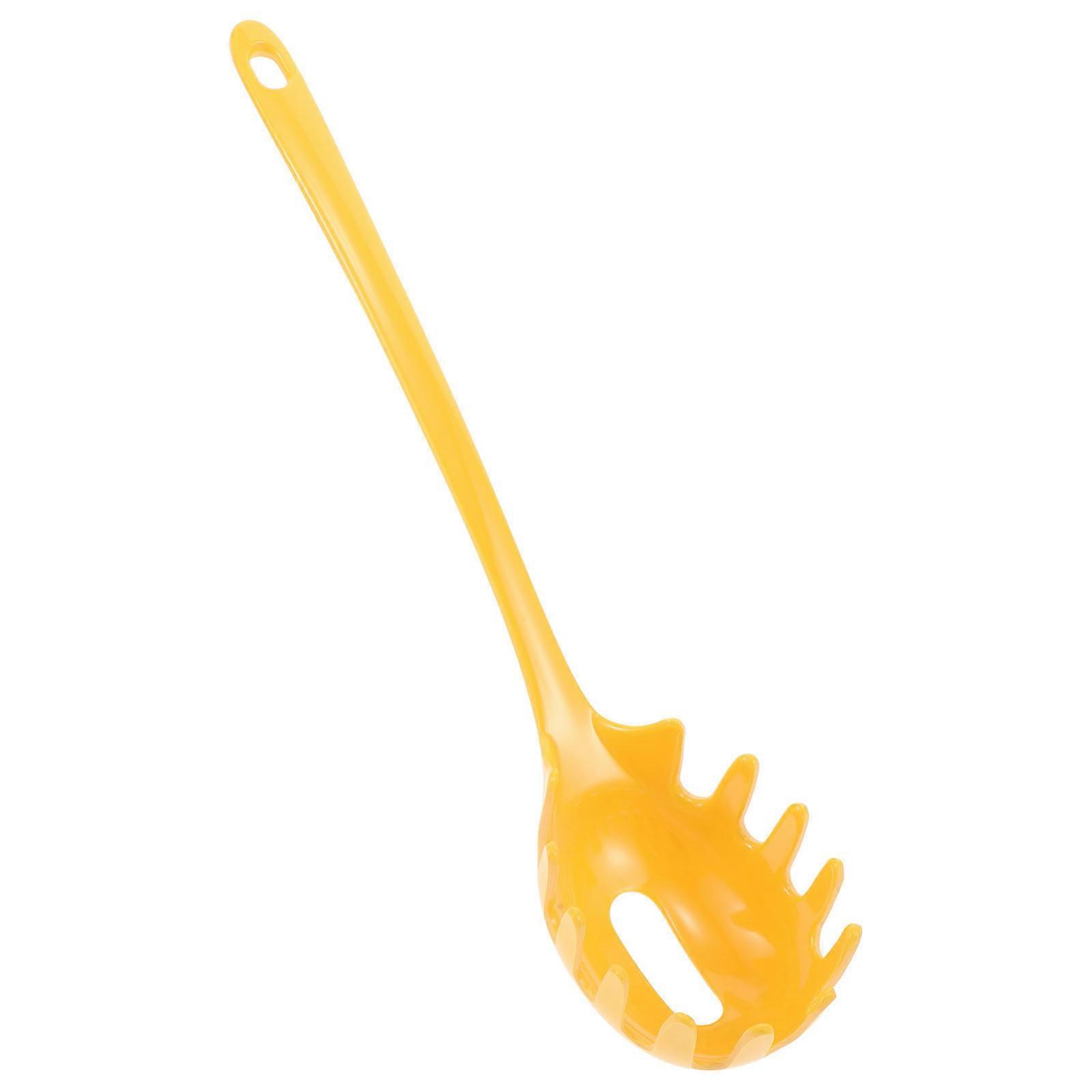 Noodle Strainer Pasta Tools Spaghetti Spoon Server Slotted Spoons For Cooking Kitchen Ladle Strainer Ladle Cooking Utensil Friends 10.8×2.2×1.4in