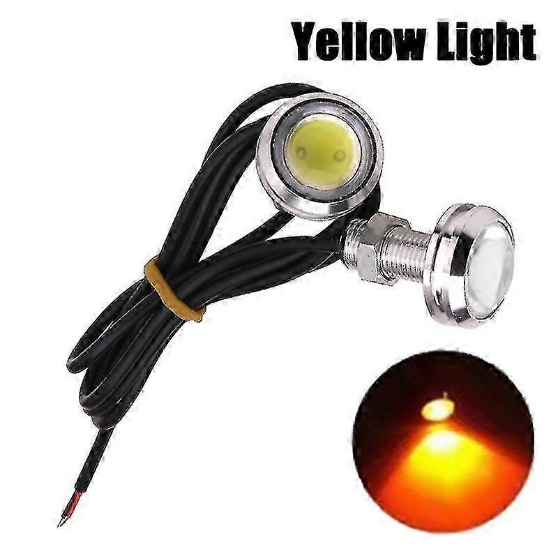 Eagle Eye Super Bright LED Daytime Running Lights for Car & Motorcycle - 12V Backup Reversing & Parking Signal Lighting