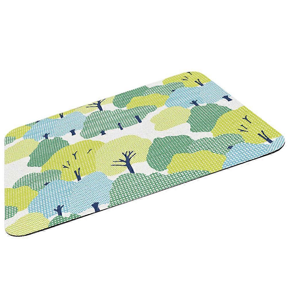 Counter Mat Table Mats For Kitchenware Compact Size Polyester Anti-Wear Material Water Absorption Easy to Clean 1Pack