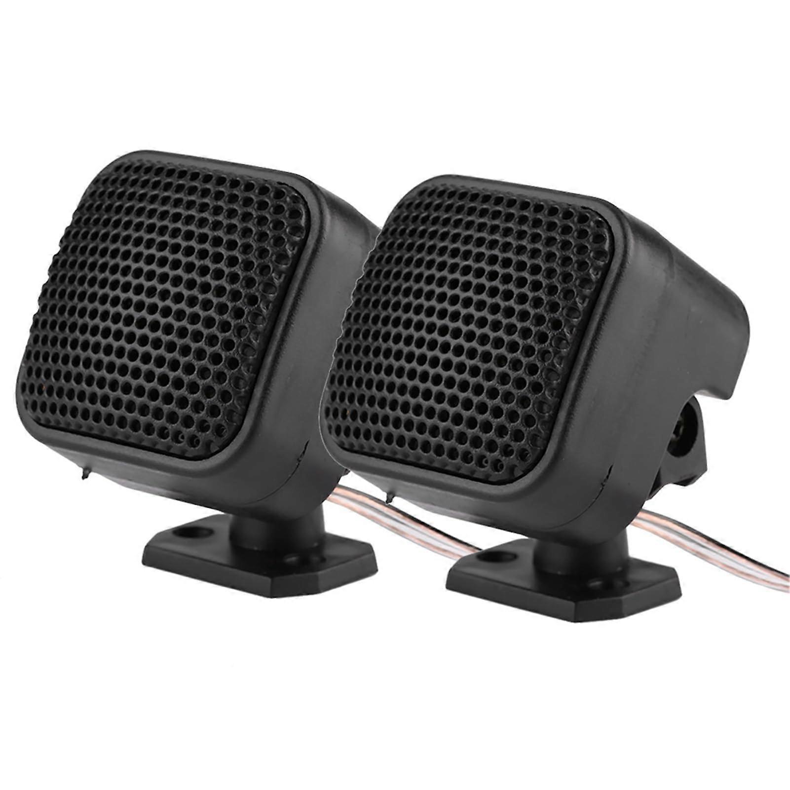 Car Square Speaker 500W Compact Tweeter with Clear Sound Quality, Easy Installation and Long Service Life