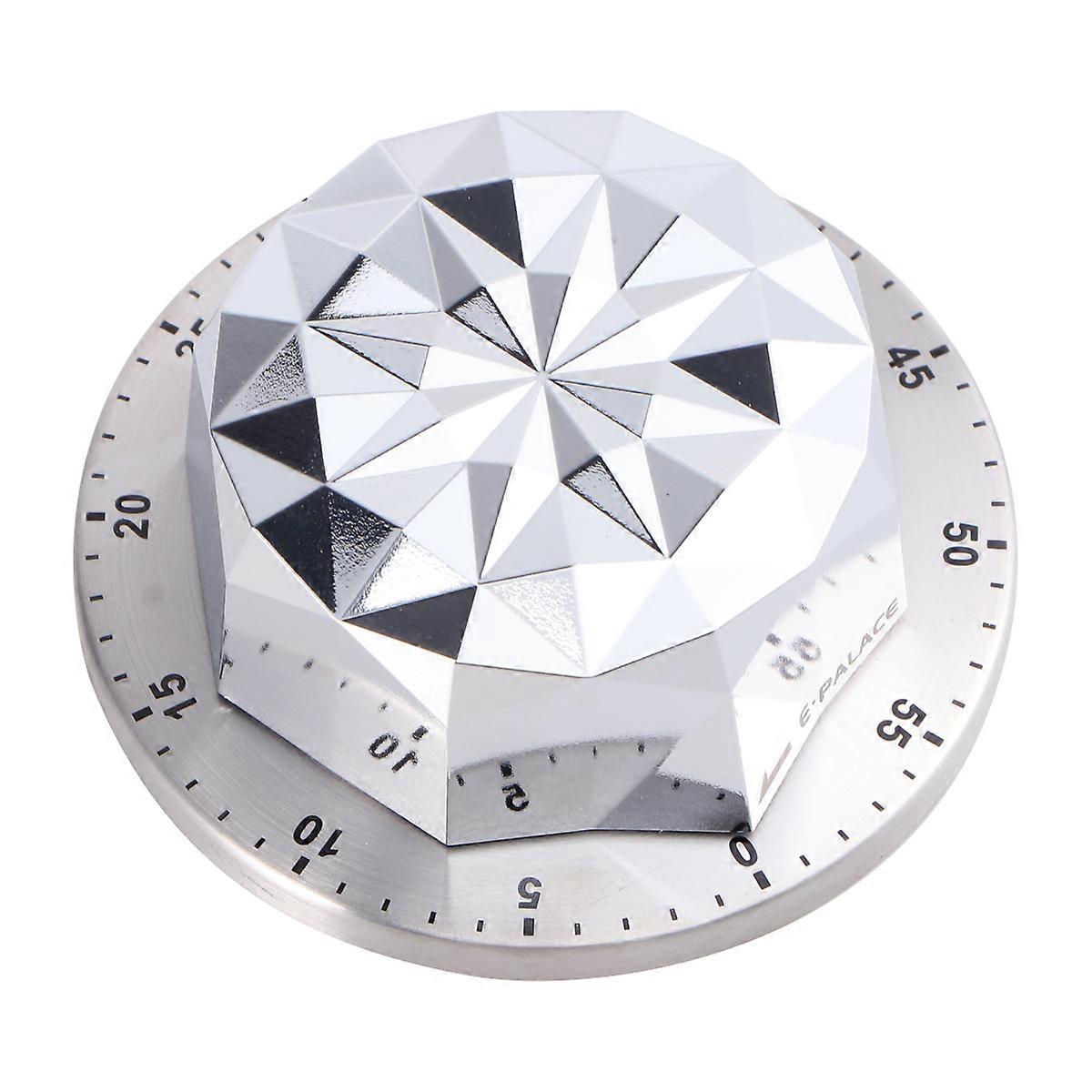 Stainless Steel Magnetic Kitchen Timer Reminder 2pcs Mechanical Countdown Alarm Clock