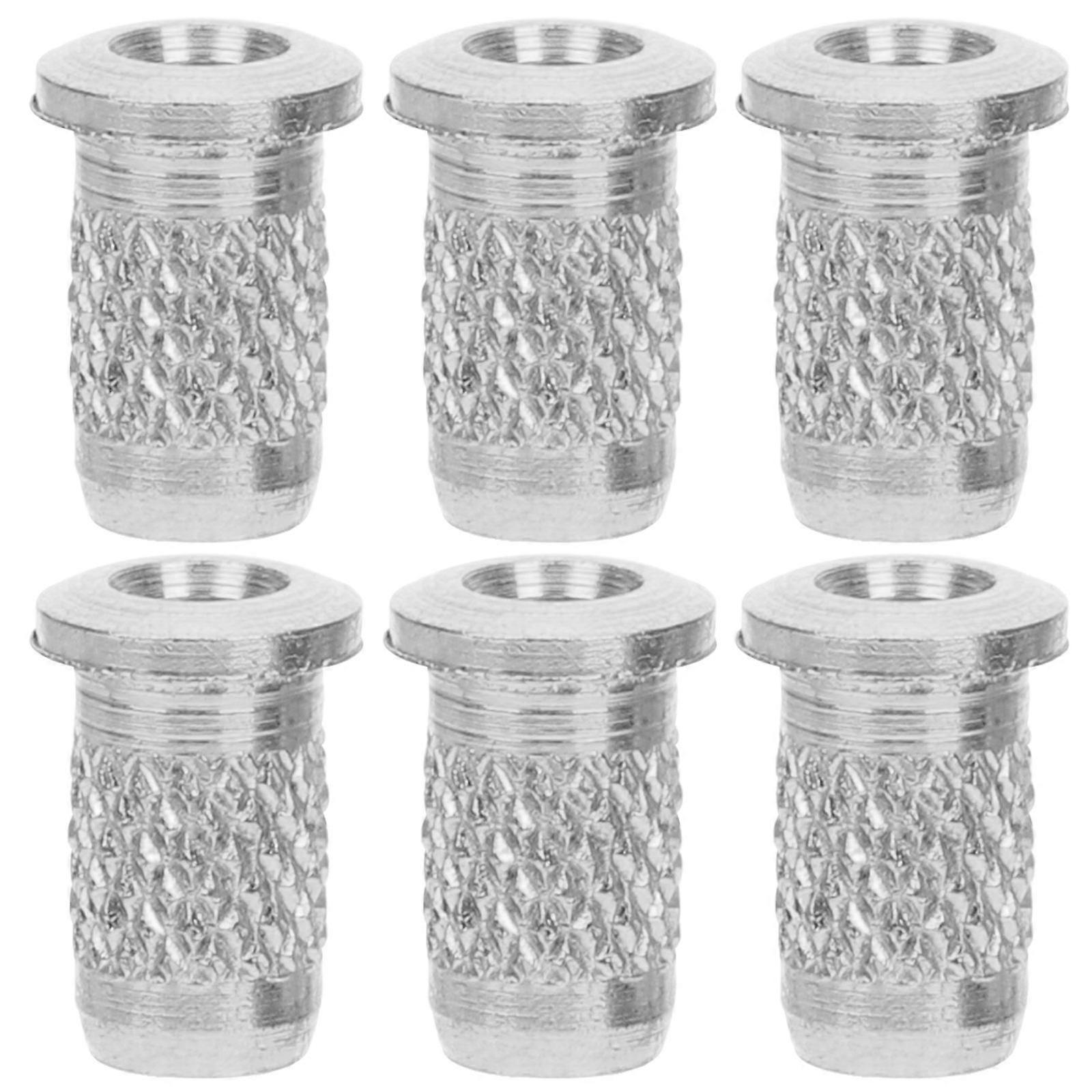Guitar String Kit Electric Guitar Accessories Vibration Enhancement Silver 0.7x0.6cm 6Pcs
