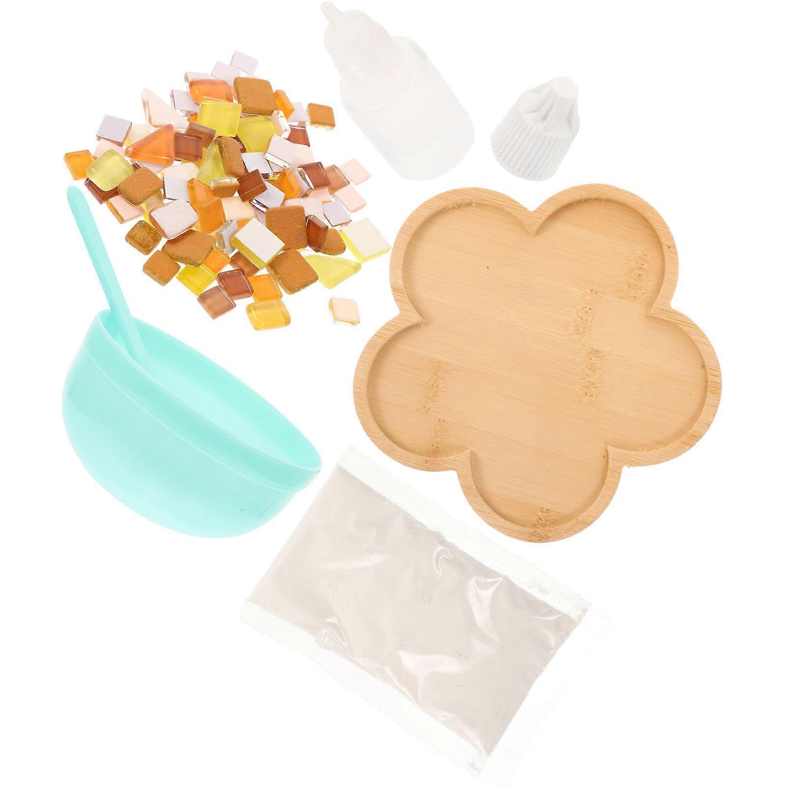Anti-Scalding Cup Mat Diy Projects Craft Activities Gold Color Plastic Material Simple Design 1 Set