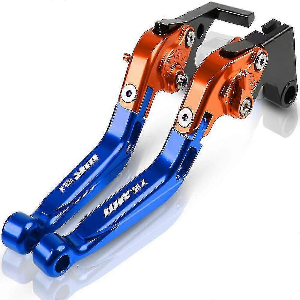 \u200bΓια Yamaha WR125X 2012-2016 Μοτοσυκλέτα Ρυθμιζόμενο Χειρόφρενο Μανέτες Ανταλλακτικό Μανέτες Συμπλέκτη Μαύρο