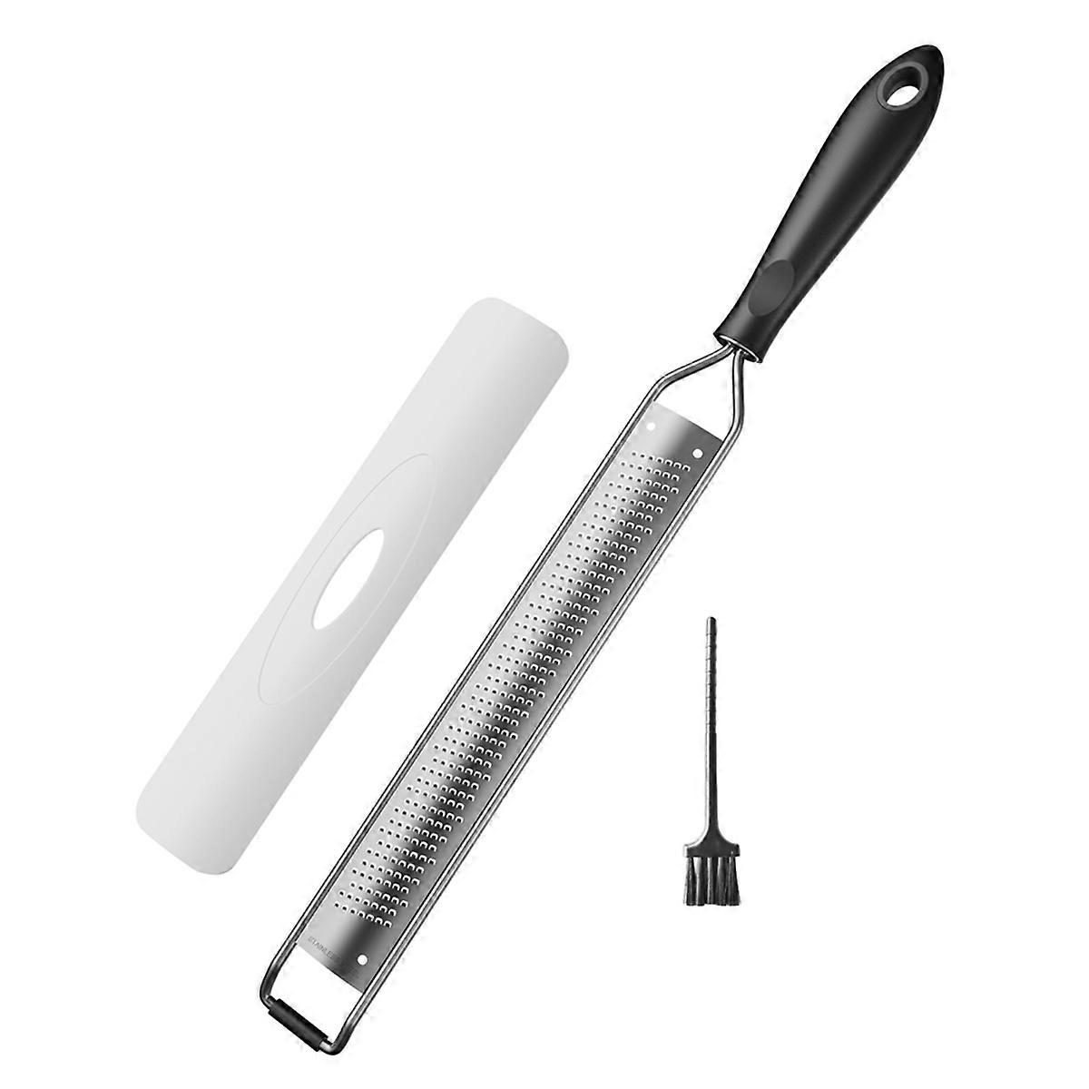Cheese Grater with Non-Slip Handle,Lemon Zester for Kitchen Tool,Stainless Steel Zester Grater