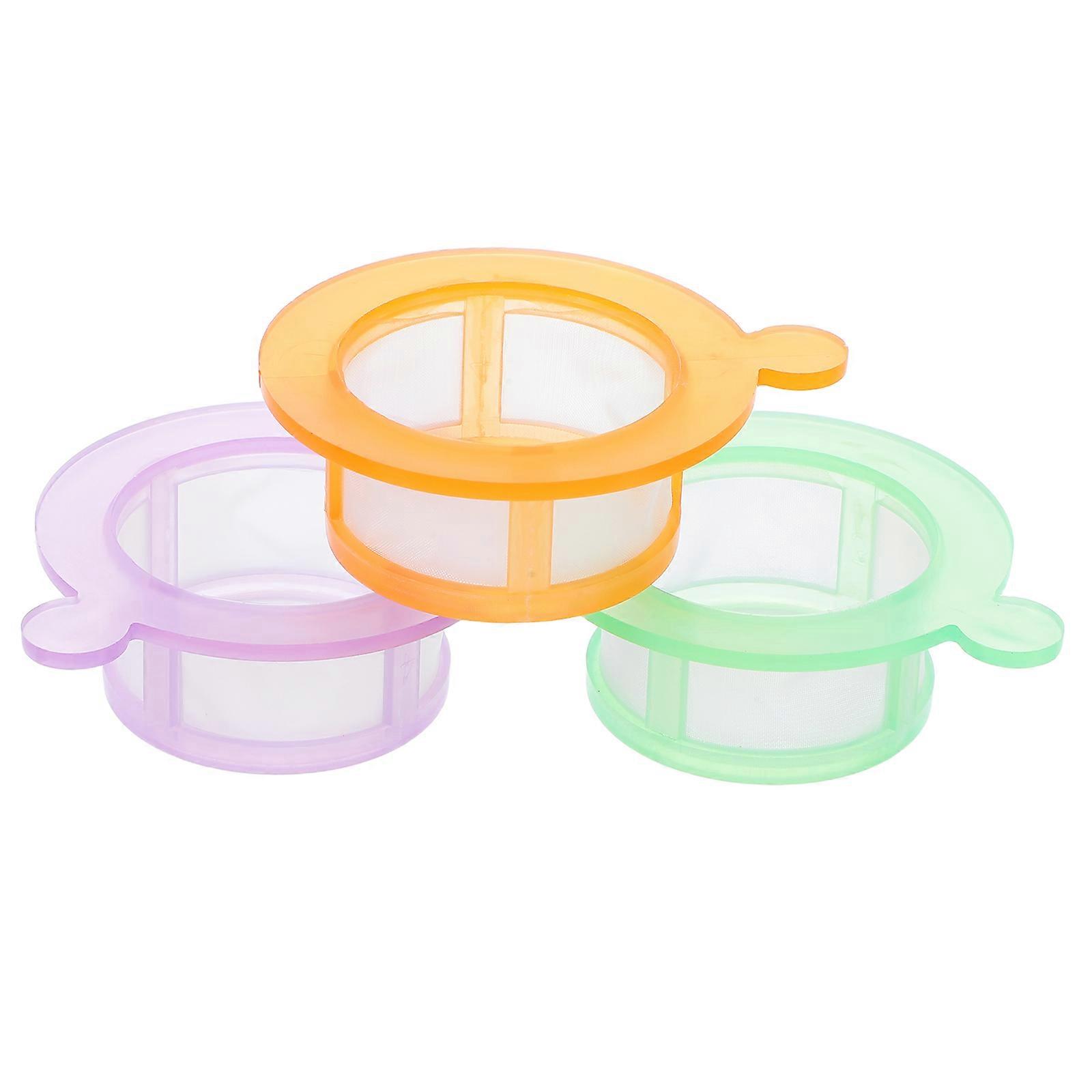 Lab Cell Strainers Cell Sieve Laboratory Strainer Tool Nylon 1.8×1.4×0.6in Prevent Clogging 3Pcs