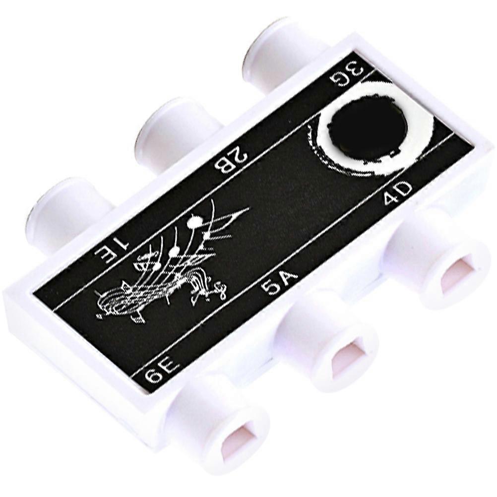 Plastic Guitar Tuner Pitch Pipe For Guitar Tuning Compact Harmonic Tuning 1Pack