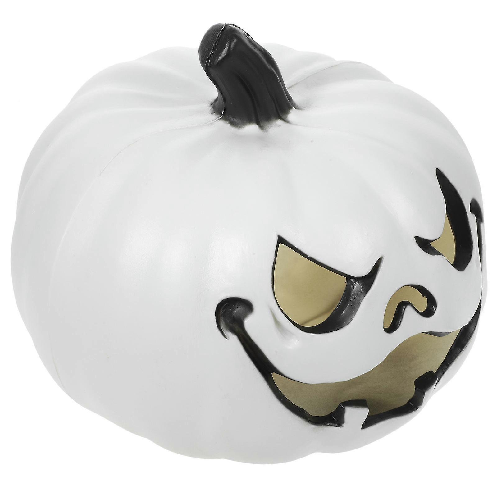 Hollow Pumpkin Lamp Decoration for Halloween Party 1 Set Battery Operated Lamp Decor
