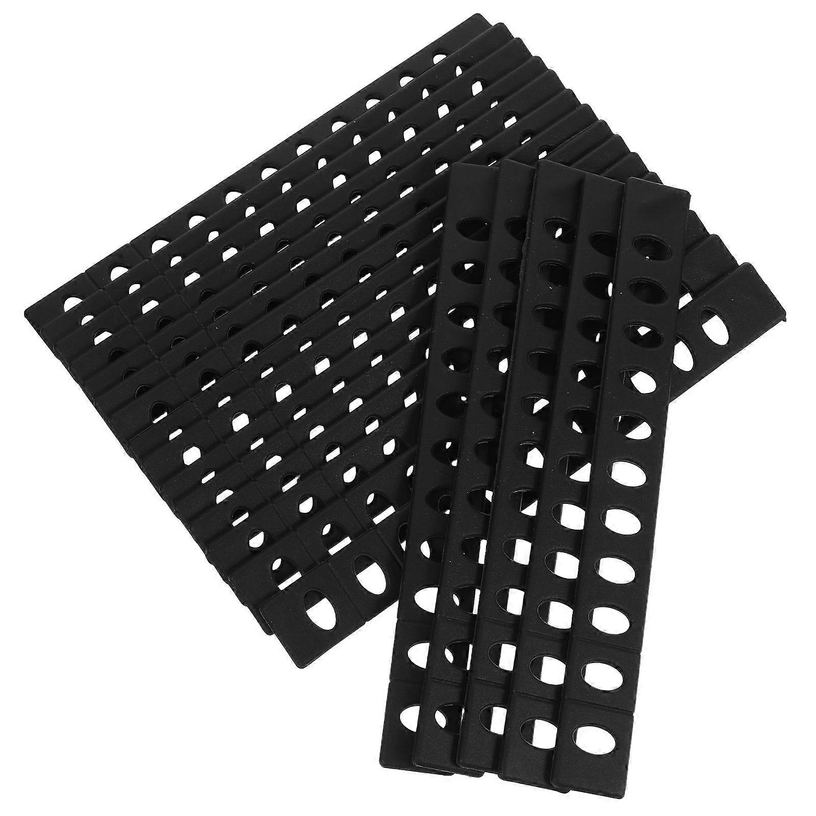 Cutting Finger Guard Edge Guards Protection For Kitchen 20Pack Black Plastic Sleeves