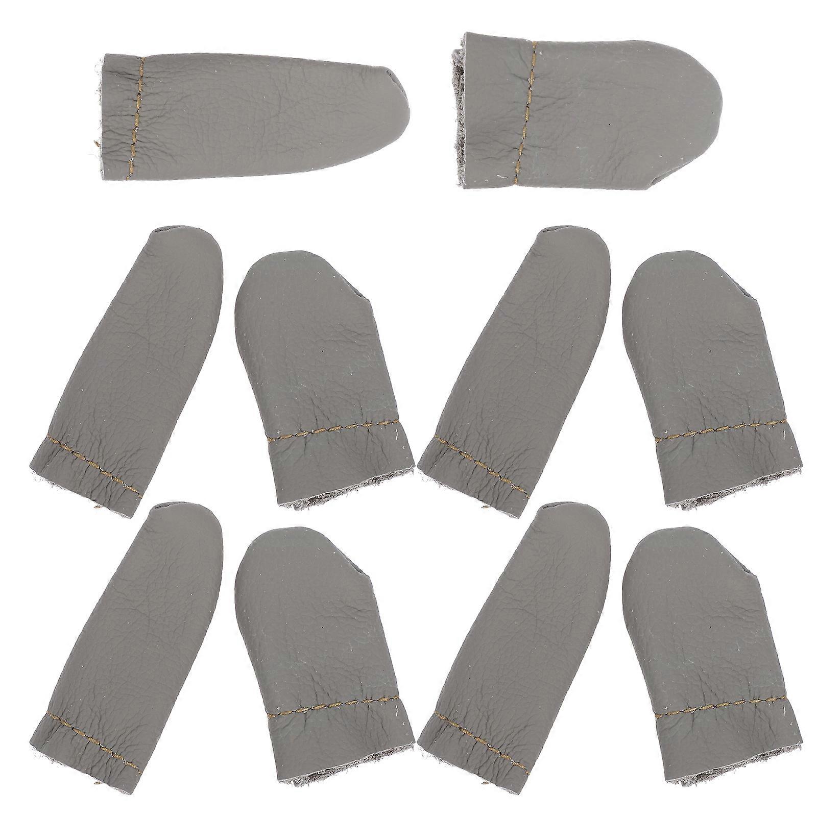 Finger Protectors Thimble Set for Needle Felting Cross Stitching Durable Comfortable Craft Safety Cover 10pcs