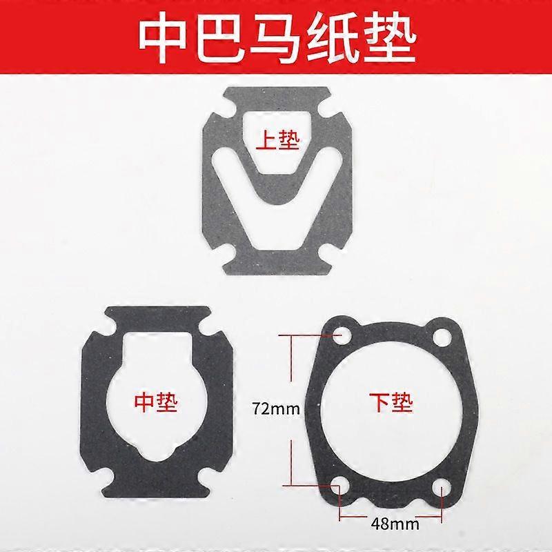 30pcs Air Compressor Gasket: Air Compressor Valve Plate Paper Gaskets Replacement Kit Reduces Noise and Enhances Efficiency Washers for Industrial Use