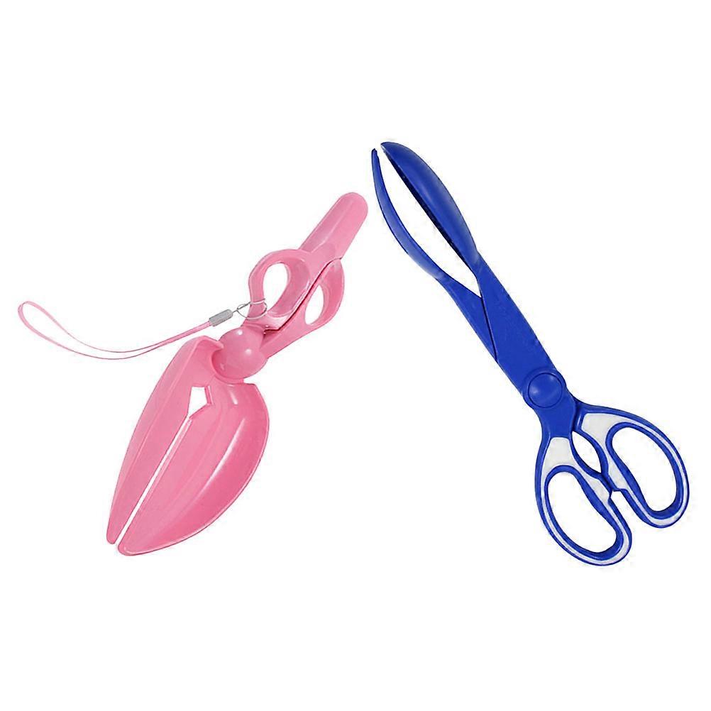Portable Dog Waste Scooper Lightweight Handheld Poop Collector for Grass, Gravel & Outdoor Use Compact & Travel Friendly Pet Waste Picker (2pcs)