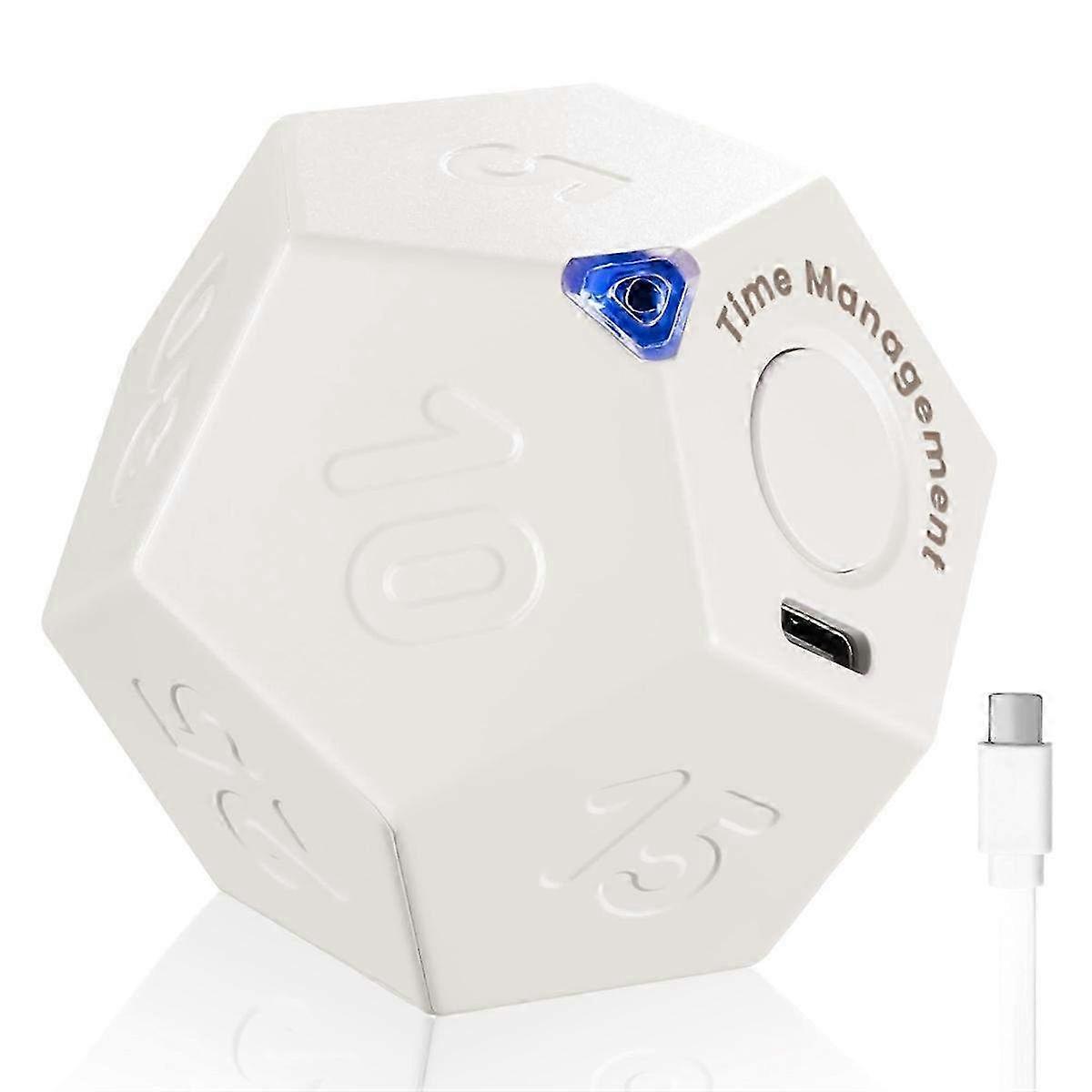 Timer Rotate Dodecagon - Multi-Countdown Timer with 1 to 90 Minutes Settings for Cooking, Exercise & Time Management