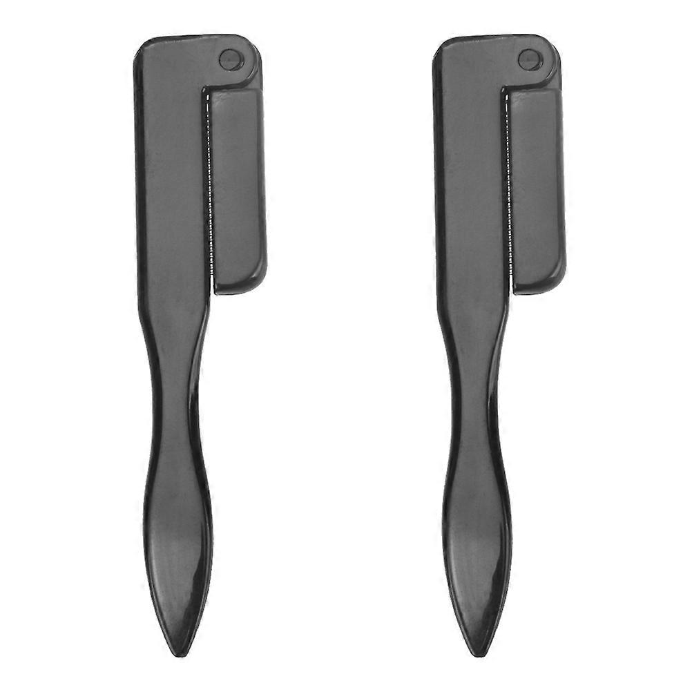 Eyelash Comb Folding Eyelash Combs for Makeup 2Pcs with Stainless Steel