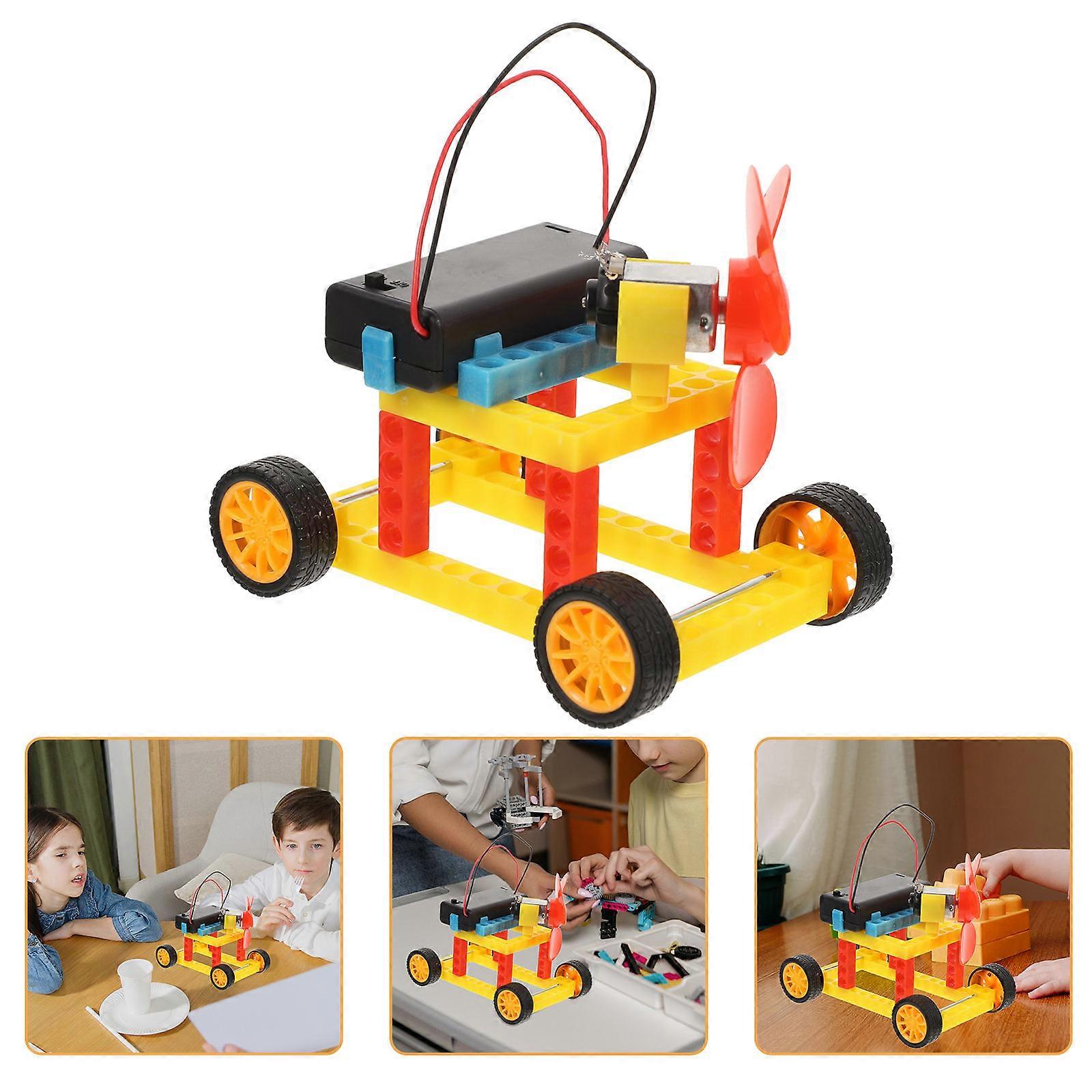 Windmill Science Education Kit for Kids Playing Plastic DIY Toy 1 Set Aid