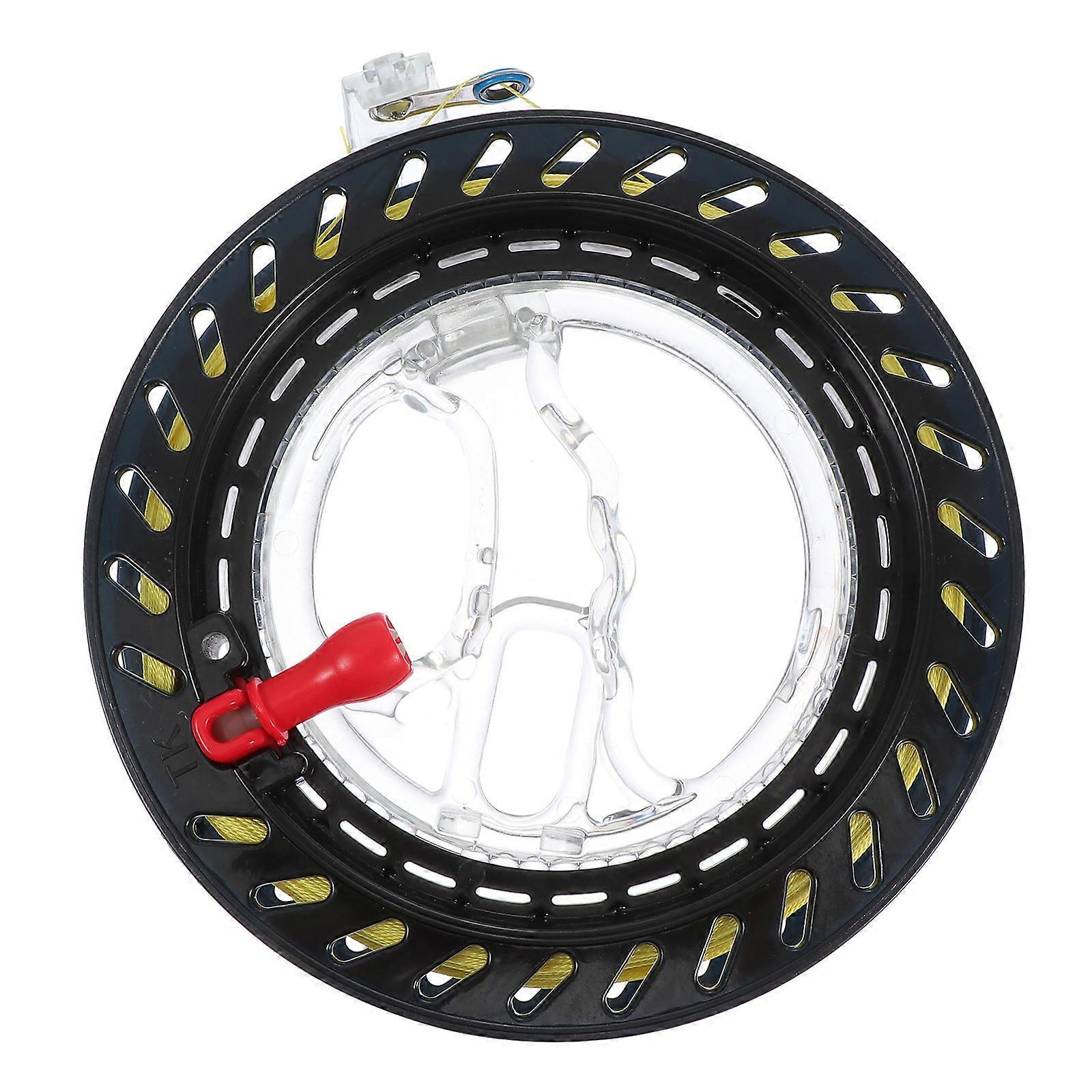 Kite Flying Tool 1Pack Kite Spool Reel Winder Black Round 400M String For Weekend Leisure