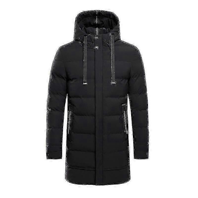 Menn Long Parka Jacket Winter Coat M