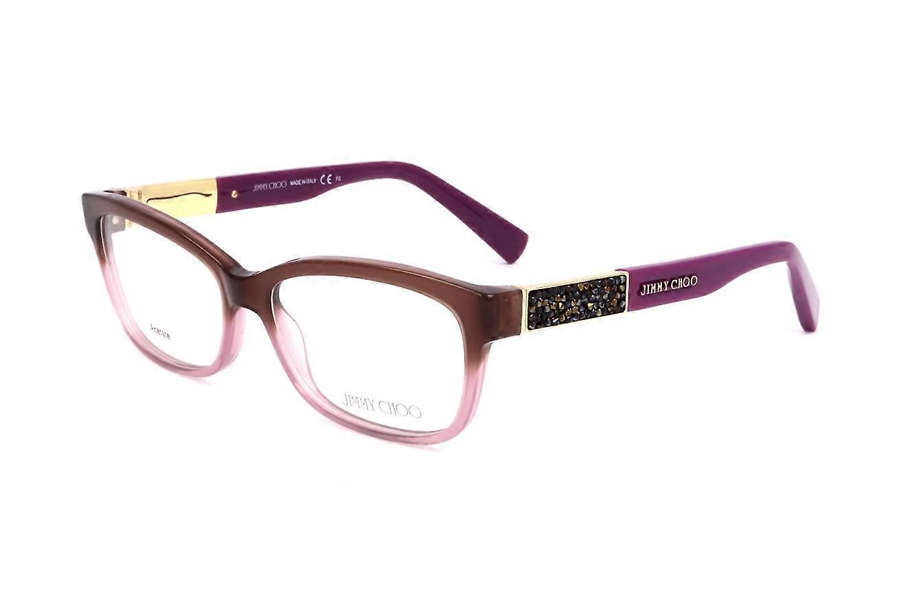Eyewear Frames Jimmy Choo JC110 F1A SHADED BROWN PINK 53/15/135 WOMAN