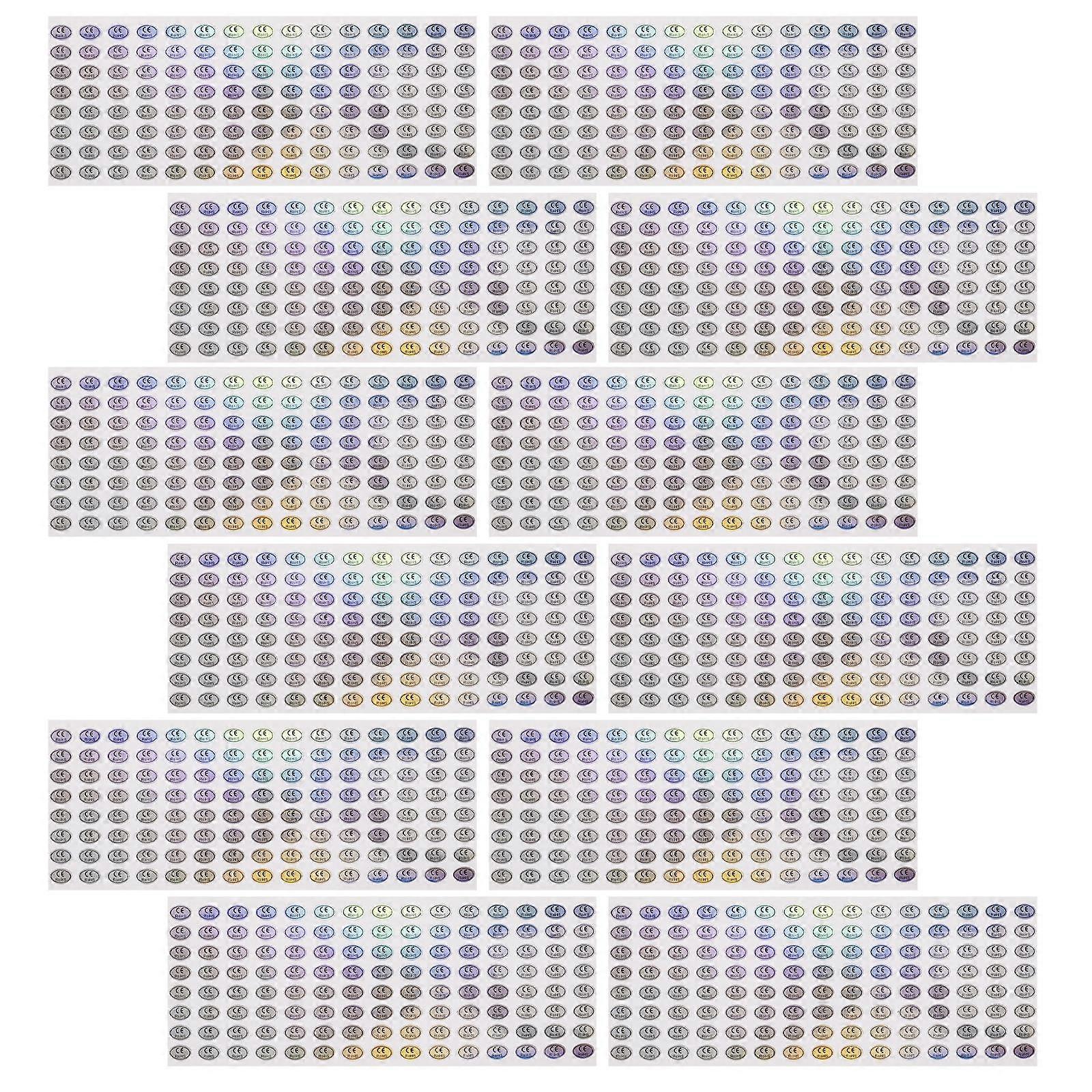 Adhesive Labels for Authenticity Assurance, Perfect for Various Products