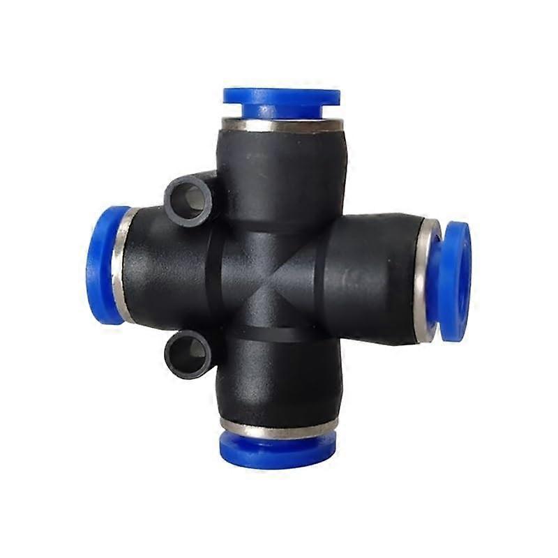 1PCS Pneumatic Fitting Pipe Connector Tube Air Quick Fittings Water Push In Hose Coupling HVFF PK PV 4mm 6mm 8mm 10mm 12mm 14mm (PZA, 10mm)