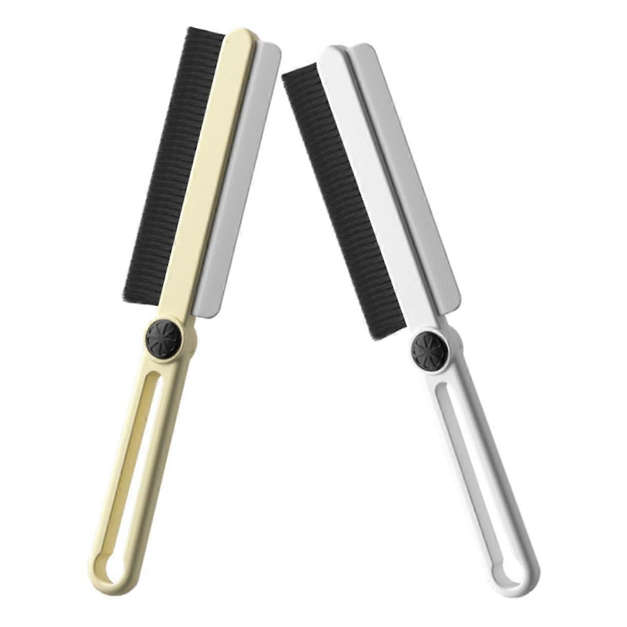 Multifunction Cleaning Brush Handle 2-Piece Set For Grout Cleaning Bathroom And Kitchen