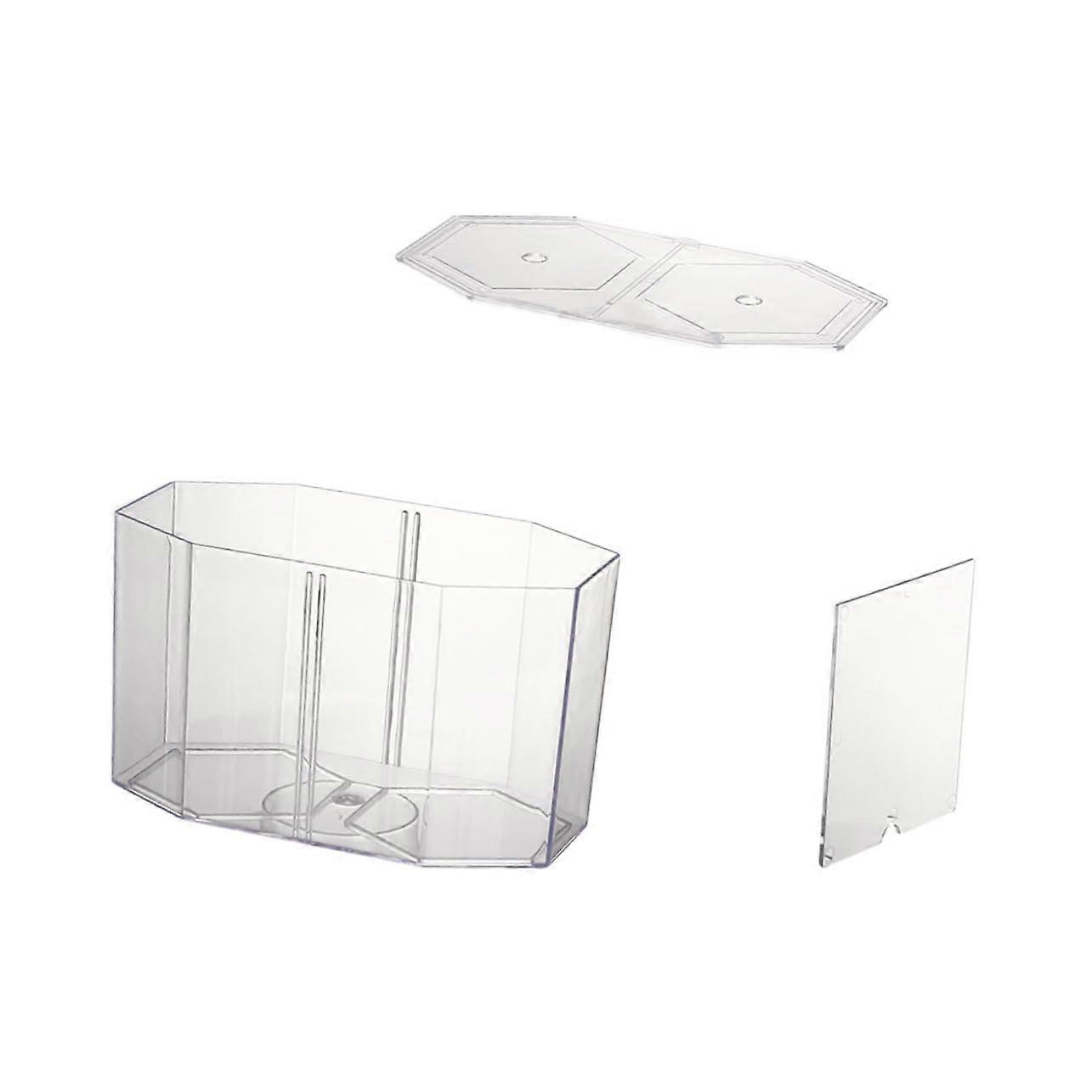 Betta Box Door Hook Fish Net Filter Professional Breeding Tank Plastic Transparent Insulation Box Aquarium Accessory
