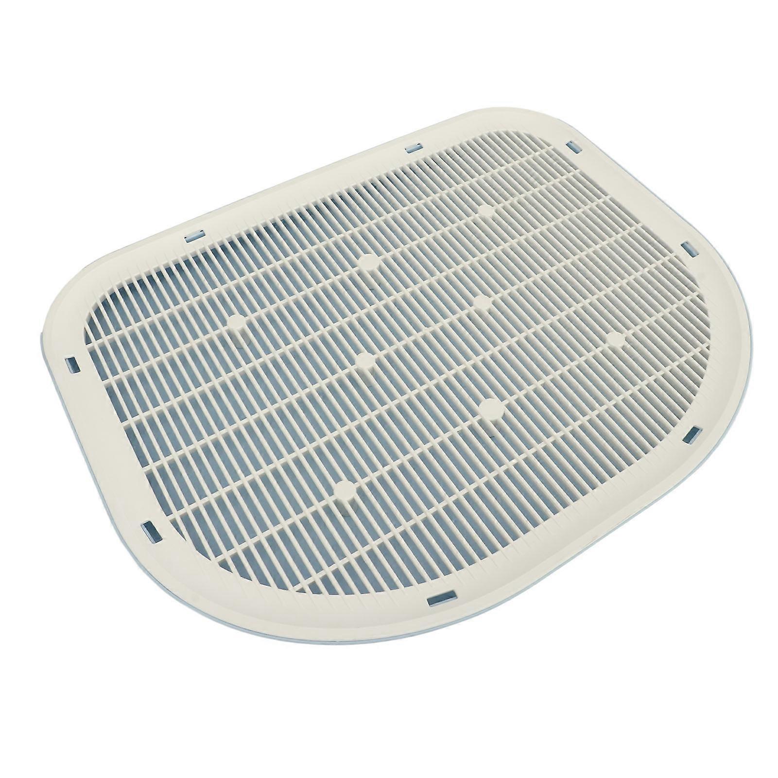 Cat Litter Mat Multi Layer Filtration Reusable Spill Proof Kitten Litter Trapping Mat for Pet Supplies Blue